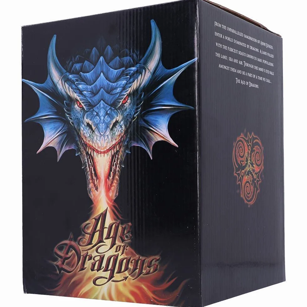 Nemesis Now Dorosły leśny smok Anne Stokes figurka 25,5 cm, żywica, zielona, jeden rozmiar