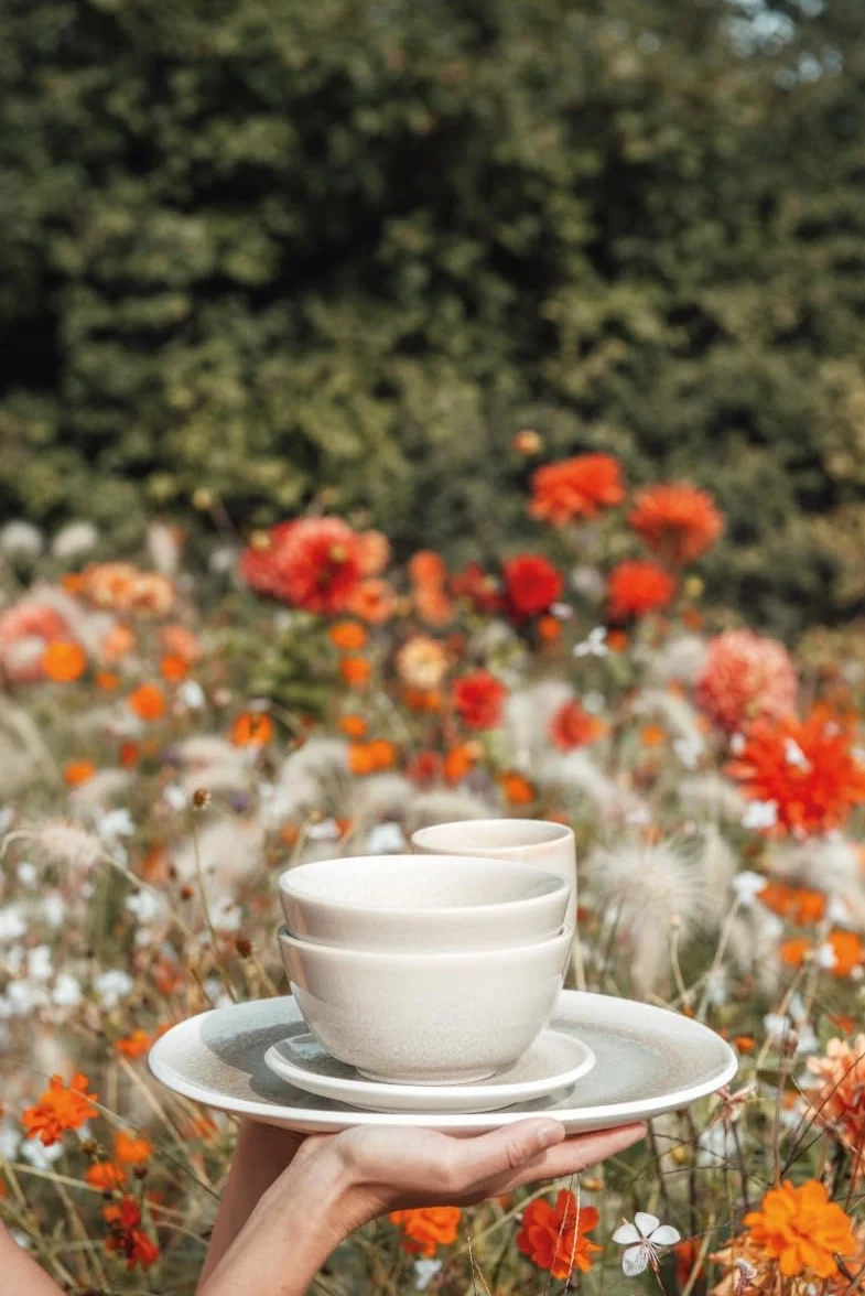 Rosenthal Junto Dune filiżanka kombi - okrągła - Ø 8,0 cm - wys. 7,3 cm - 0,330 l, kamionka