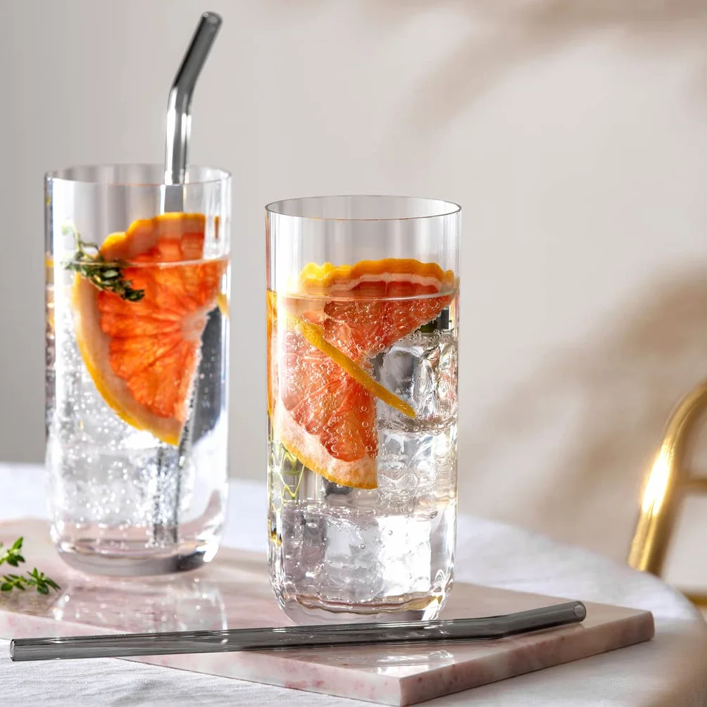 Villeroy & Boch - Rose Garden Szklanki do długich napojów, zestaw 4 sztuk, 300 ml, szkło kryształowe