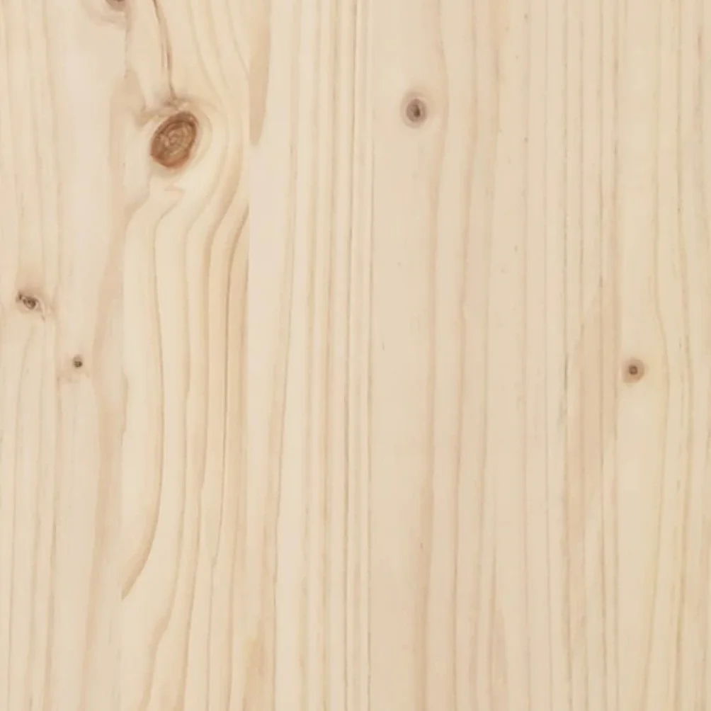 Lite drewno sosnowe z zagłówkiem klasyczny 120x200 cm Brąz | Rama łóżka 120x200 cm lite drewno sosnowe bez materaca z zagłówkiem do sypialni