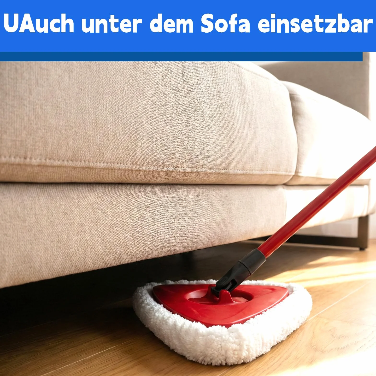 EasyWring Wymienna Podstawa Plastikowa do Mopa Obrotowego Trójkątnego z Mikrofibry
