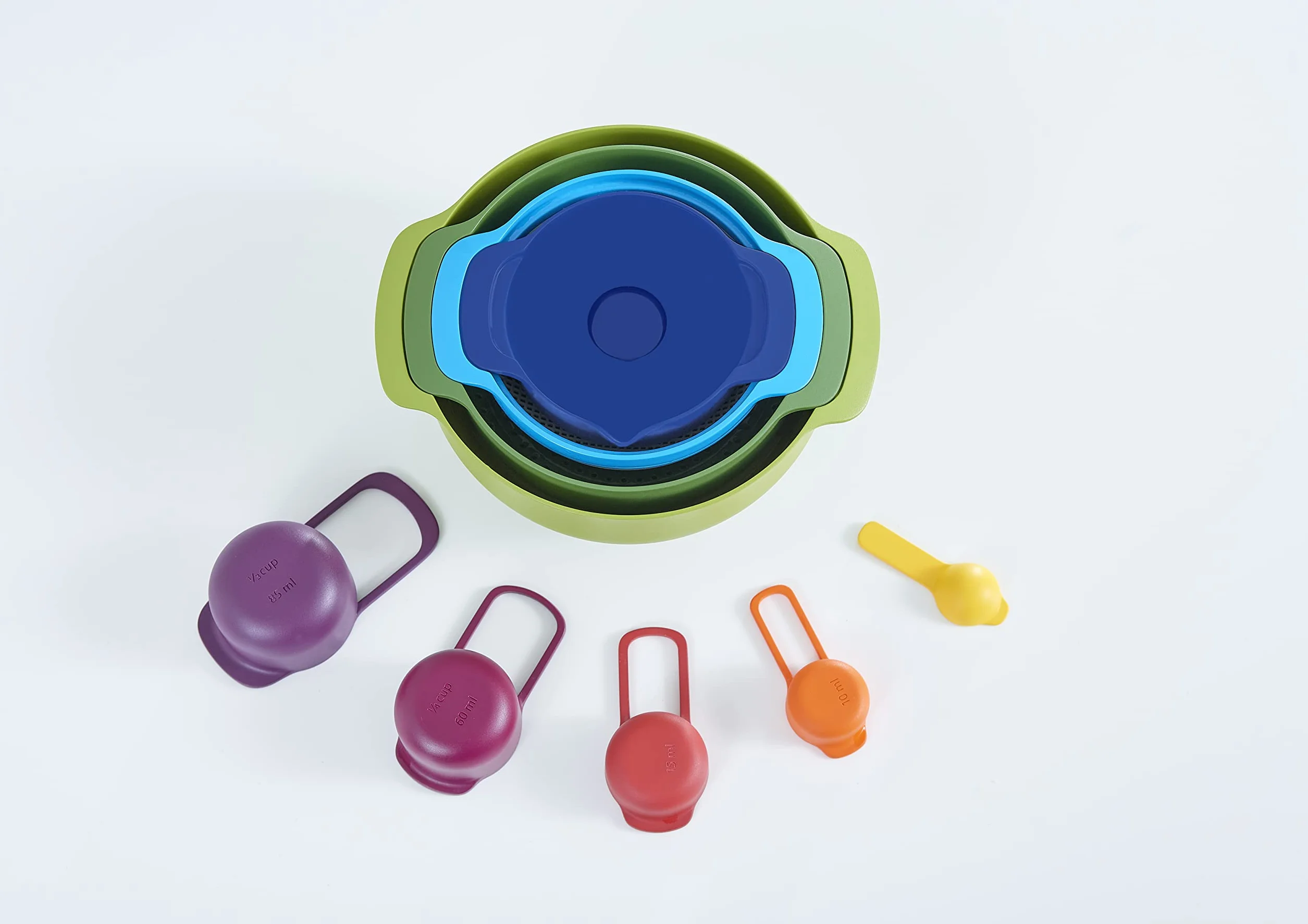 Cefa Toys - Zestaw 9 misek z możliwością układania w stosy Joseph Joseph, 01158