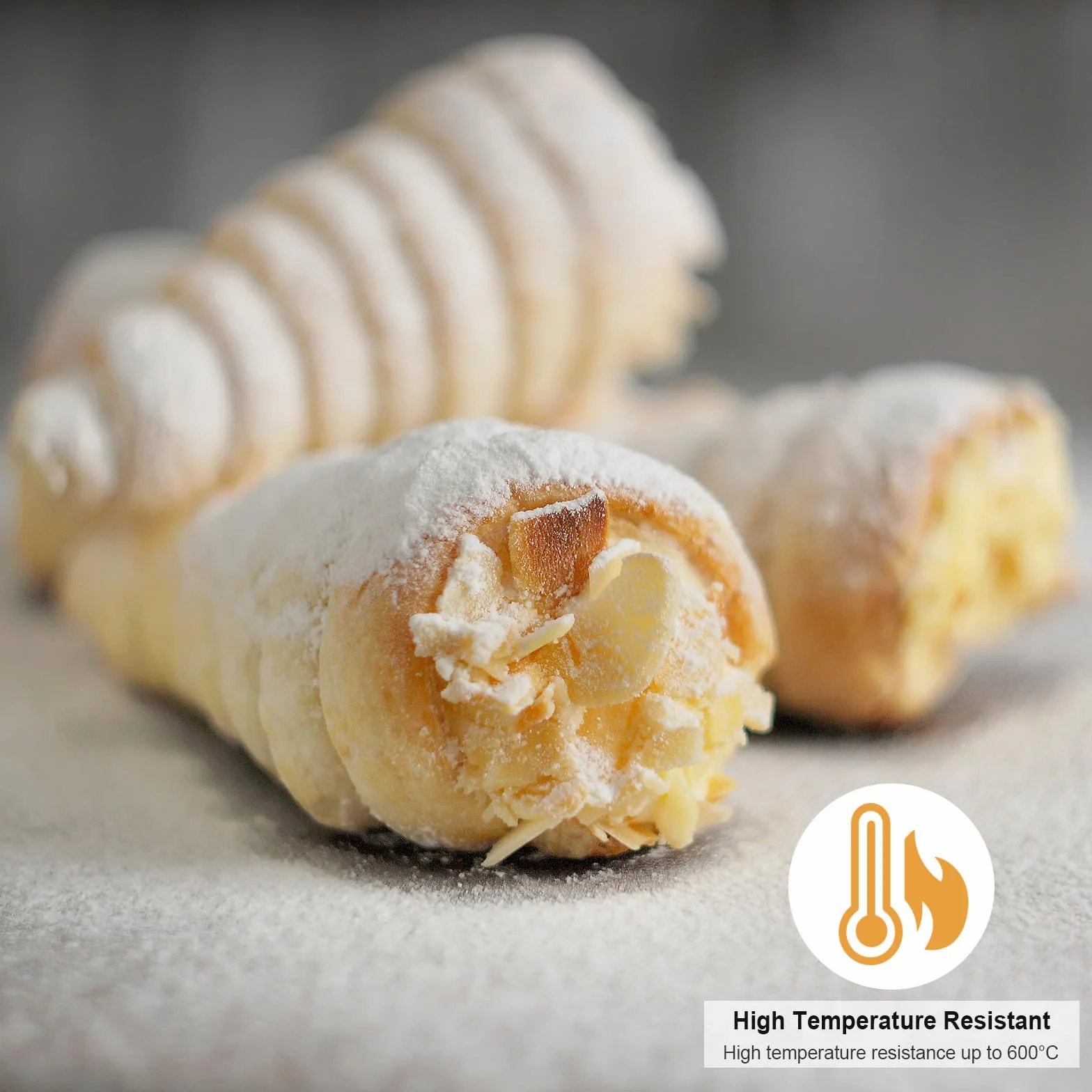AiQInu Cannoli Formy 20 szt. Stożki ze stali nierdzewnej do rogalików formy do ciasta kremowy róg ciasto chleb forma - kannoli formy do formowania kremu, foremki do cannoli, rogaliki, liście, żelat