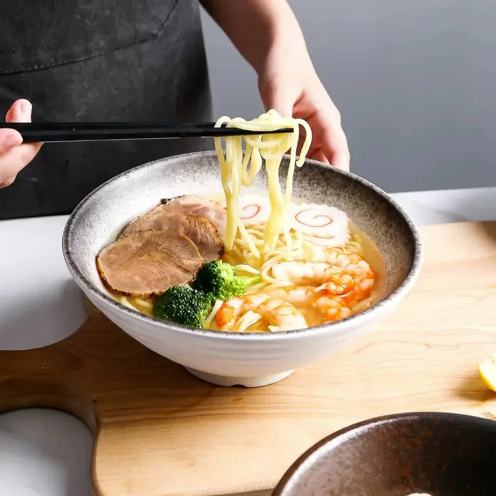 Miska Do Mieszania Sałatek, Specjalna Miska Do Restauracji Ramen, Ceramiczna Miska Do Użytku Domowego, Miska Do Sałatek Owocowych, Kapelusz Restauracyjny, Miska W Kształ，C2pc-Small
