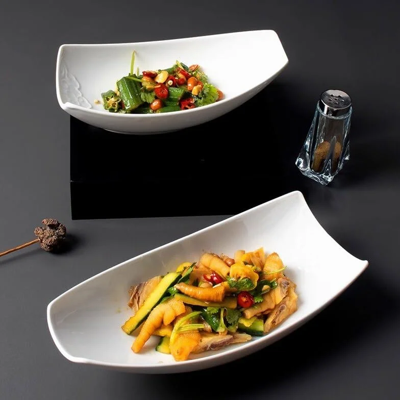 TEESONG Talerz obiadowy talerze do naczyń 9 cali hotel restauracja specjalna przekąska zimne danie talerz grill komercyjny artystyczny koncepcja kreatywna ceramiczna zastawa stołowa talerz obiadowy