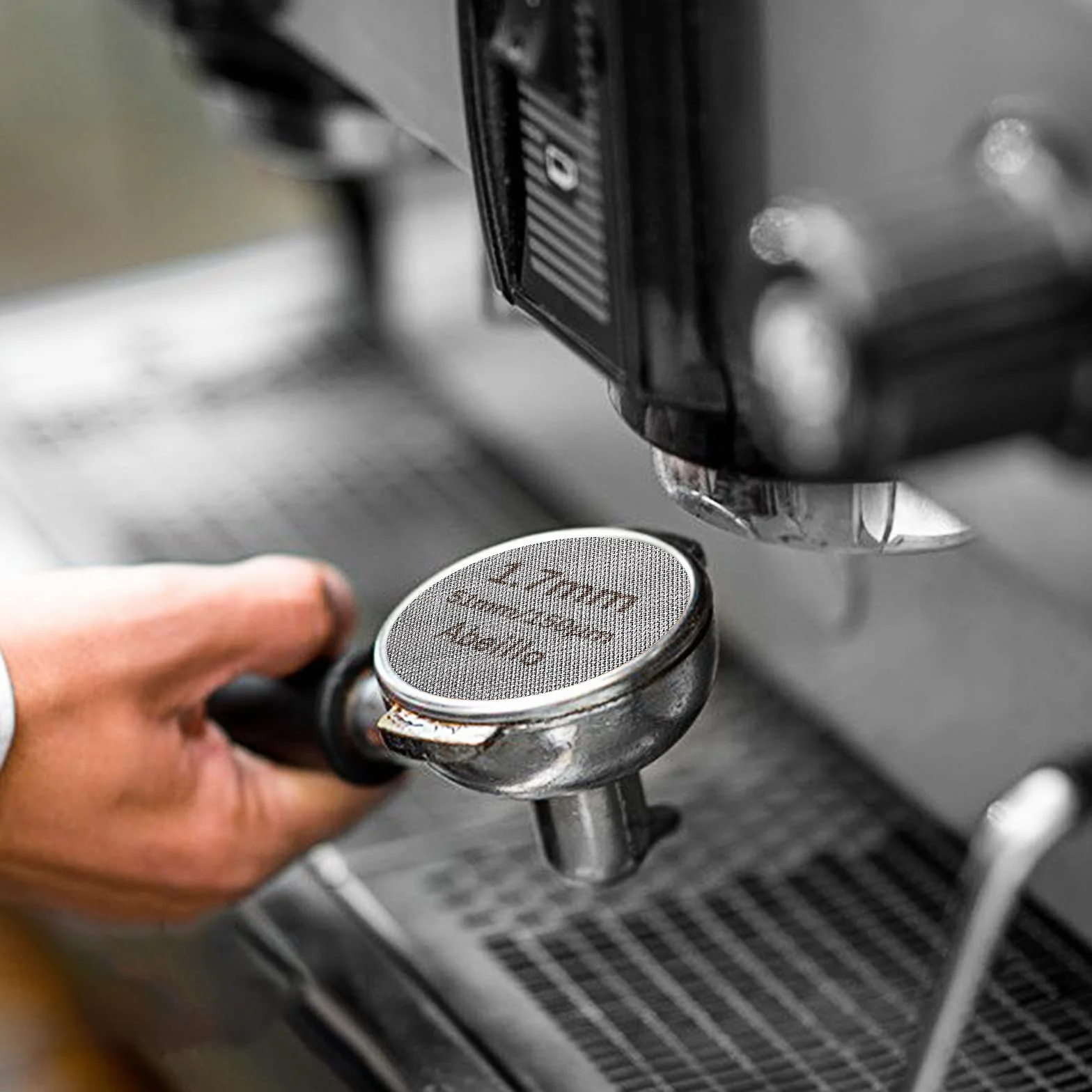 Abeillo Sitko do espresso, 51 mm, grubość 1,7 mm, 150 μm, filtr do kawy wielokrotnego użytku, dolne sitko prysznicowe do filtra espresso, stal nierdzewna 316 (51 mm)