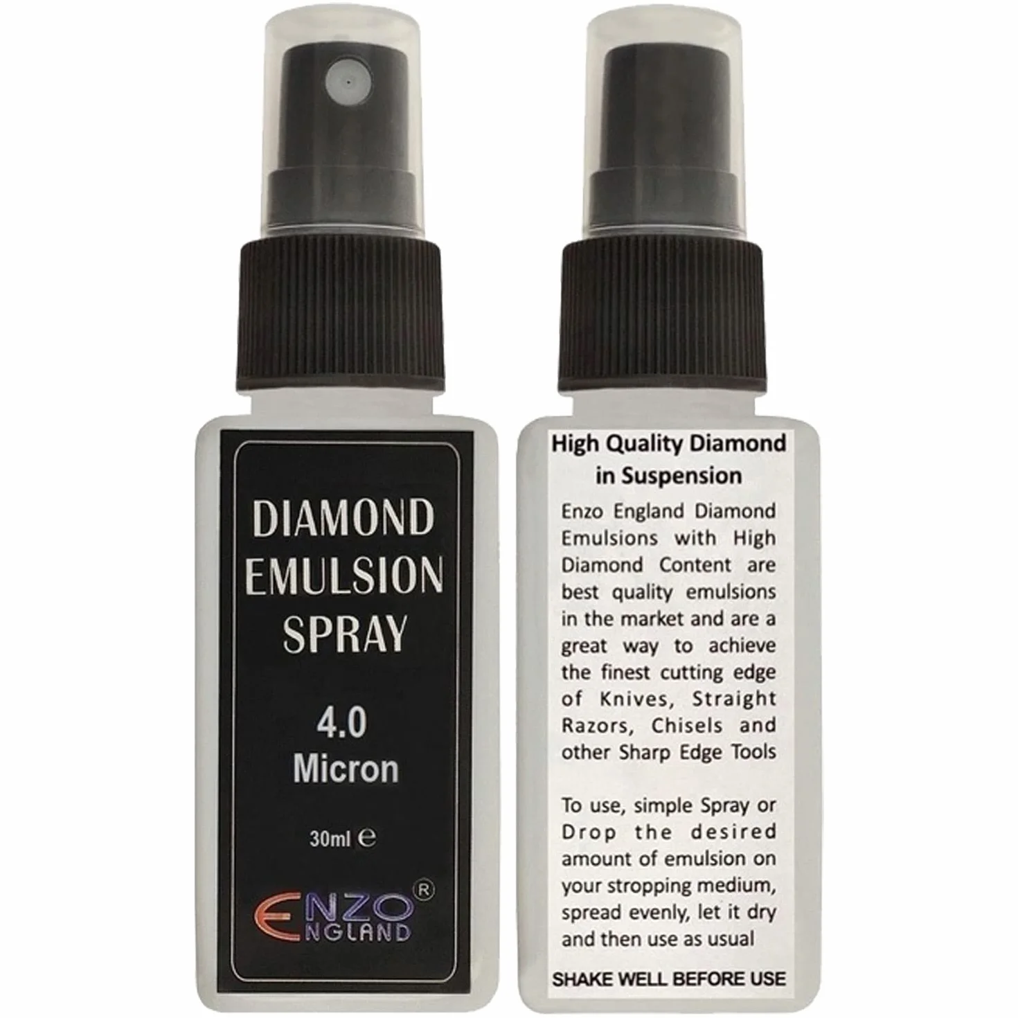 Poly Diamond emulsja do przeskakiwania najwyższej jakości diamentowa ostrzałka do noży Poly Diamond Spray Micron 0,5, 0,25, 1,0, 2,0 i 4,0 (2.0)