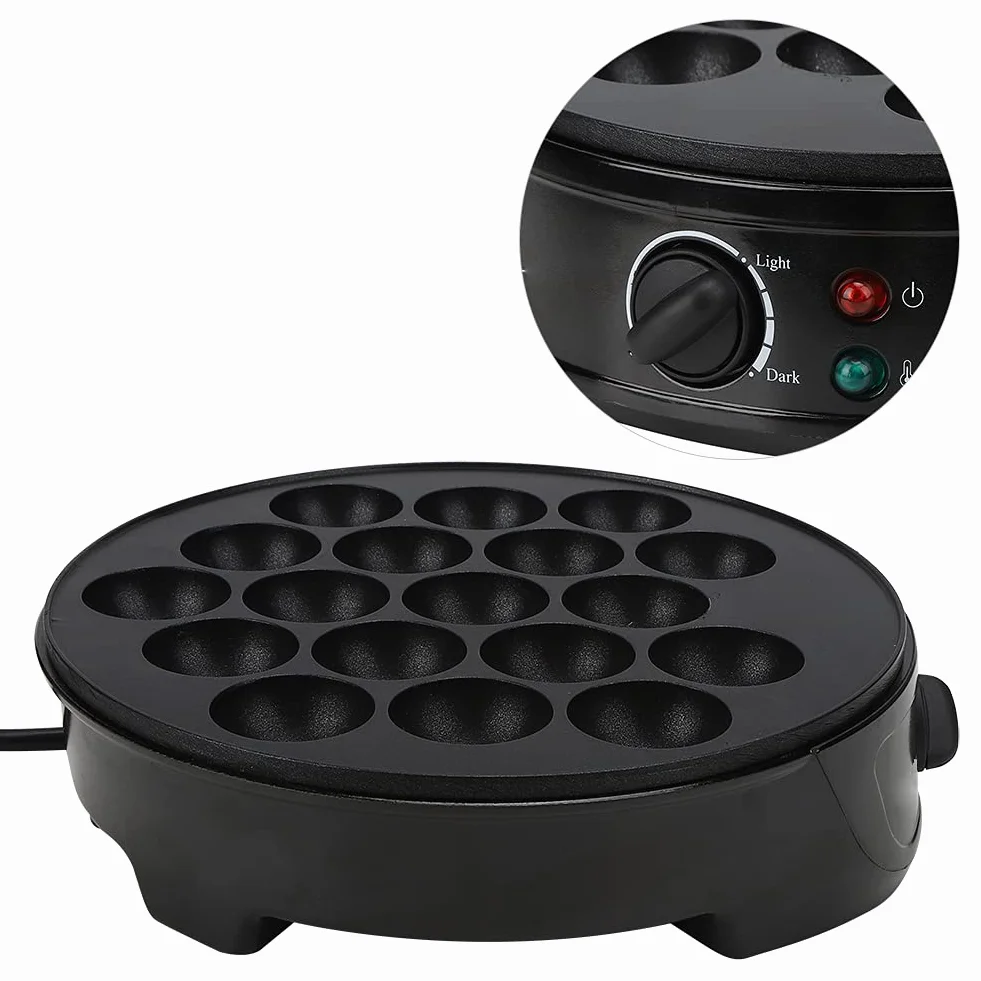 Takoyaki Maker, Domowa Maszyna Takoyaki Patelnie do Ciasta na Takoyaki Octopus Balls, Mini Pancakes Maker Elektryczna Blacha do Pieczenia Maszyna śniadaniowa Elektryczny Grill