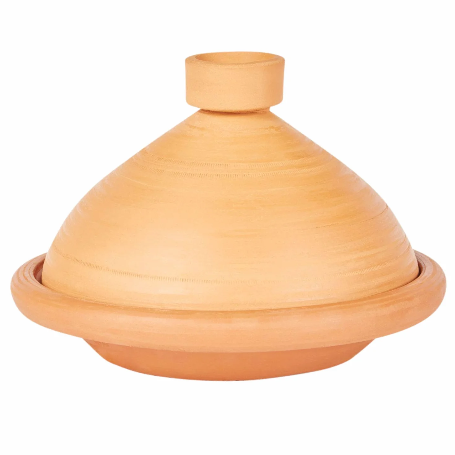 Marokański garnek Tajine do gotowania | zapiekanka nieszkliwiona Tuareg Ø 27 cm dla 1-3 osób | łącznie z przepisami i instrukcją obsługi | Oryginalny garnek gliniany ręcznie suszony z Maroka