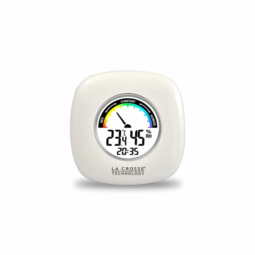 La Crosse Technology - WT139 Small Thermo/Hygro ze wskaźnikiem komfortu - Biały