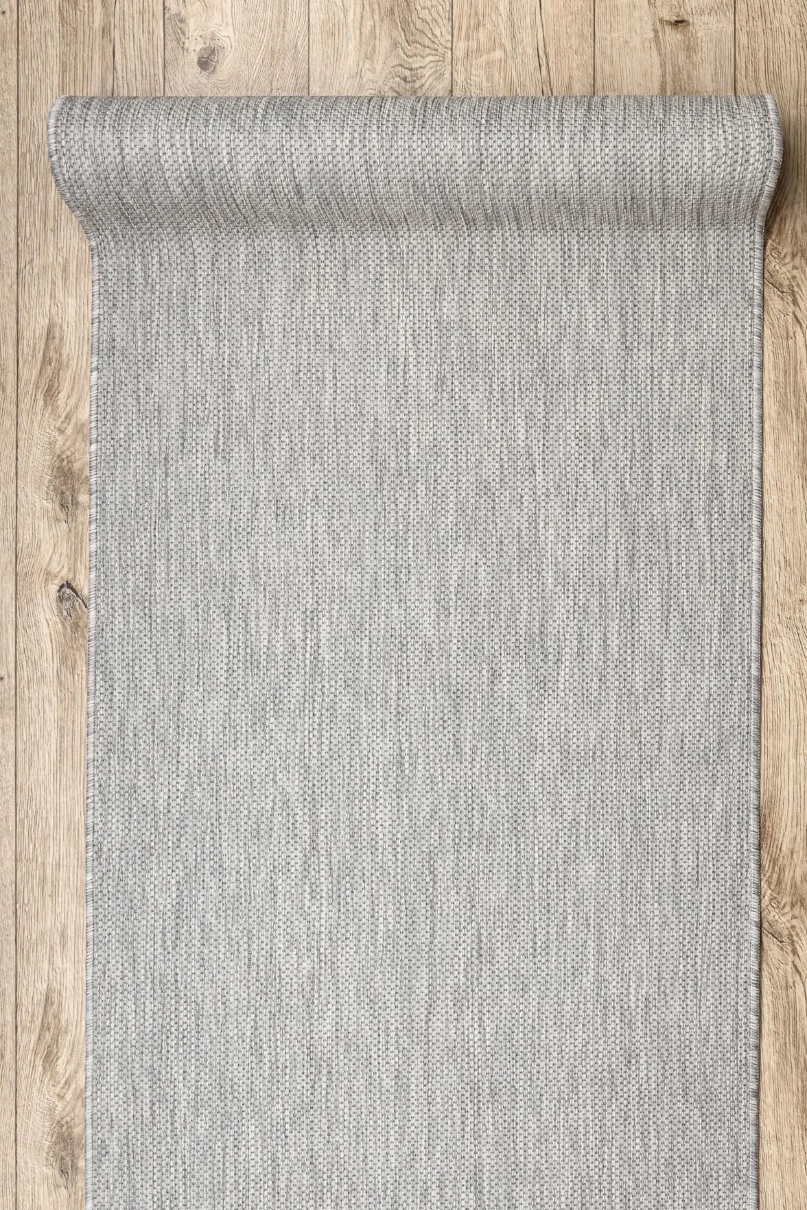 Bieżnik SISAL SION Melange płasko tkany, szary, 100 cm, 100 x 520 cm, szary