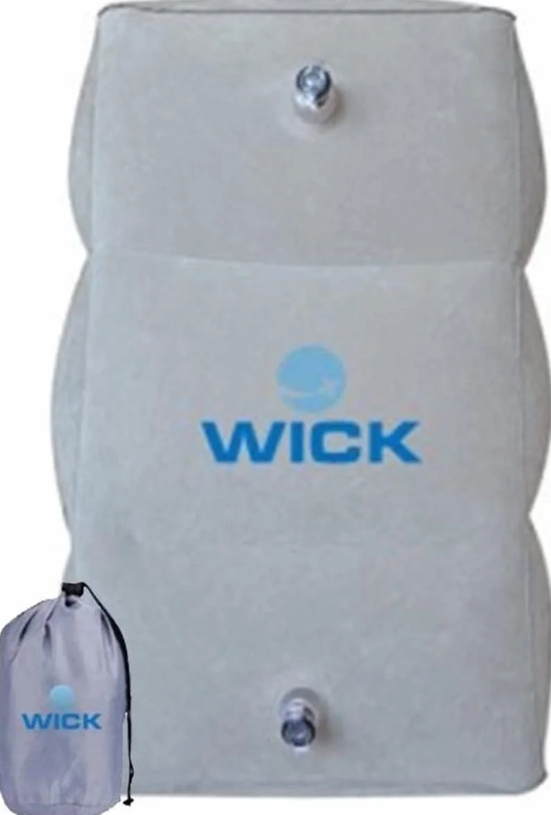 Wick Air Poduszka podróżna antypoślizgowa legowisko samolotowe (szare)