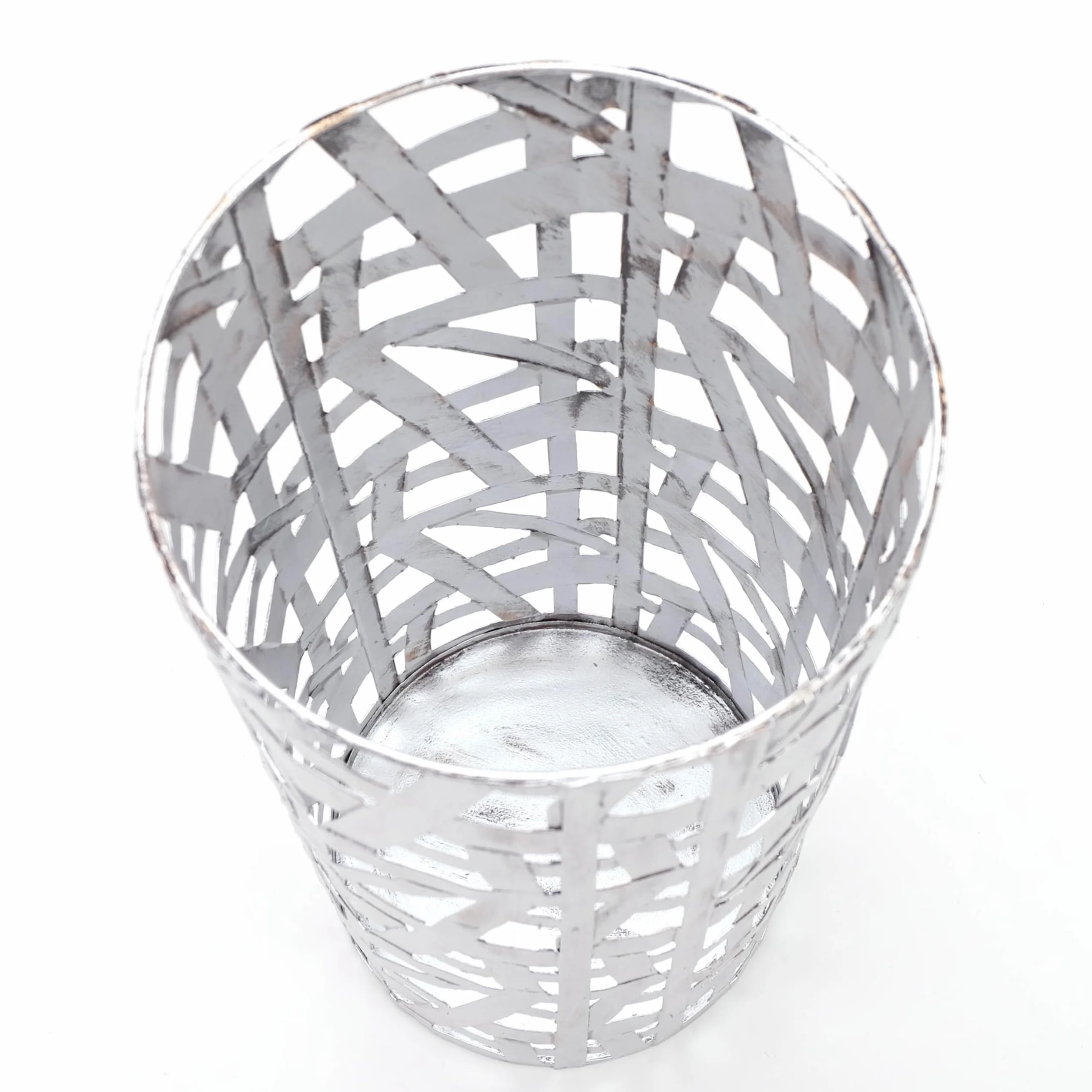 Design stojak na parasol "Chicago" | metal, antyczny srebrny, 50 cm | światło burzowe