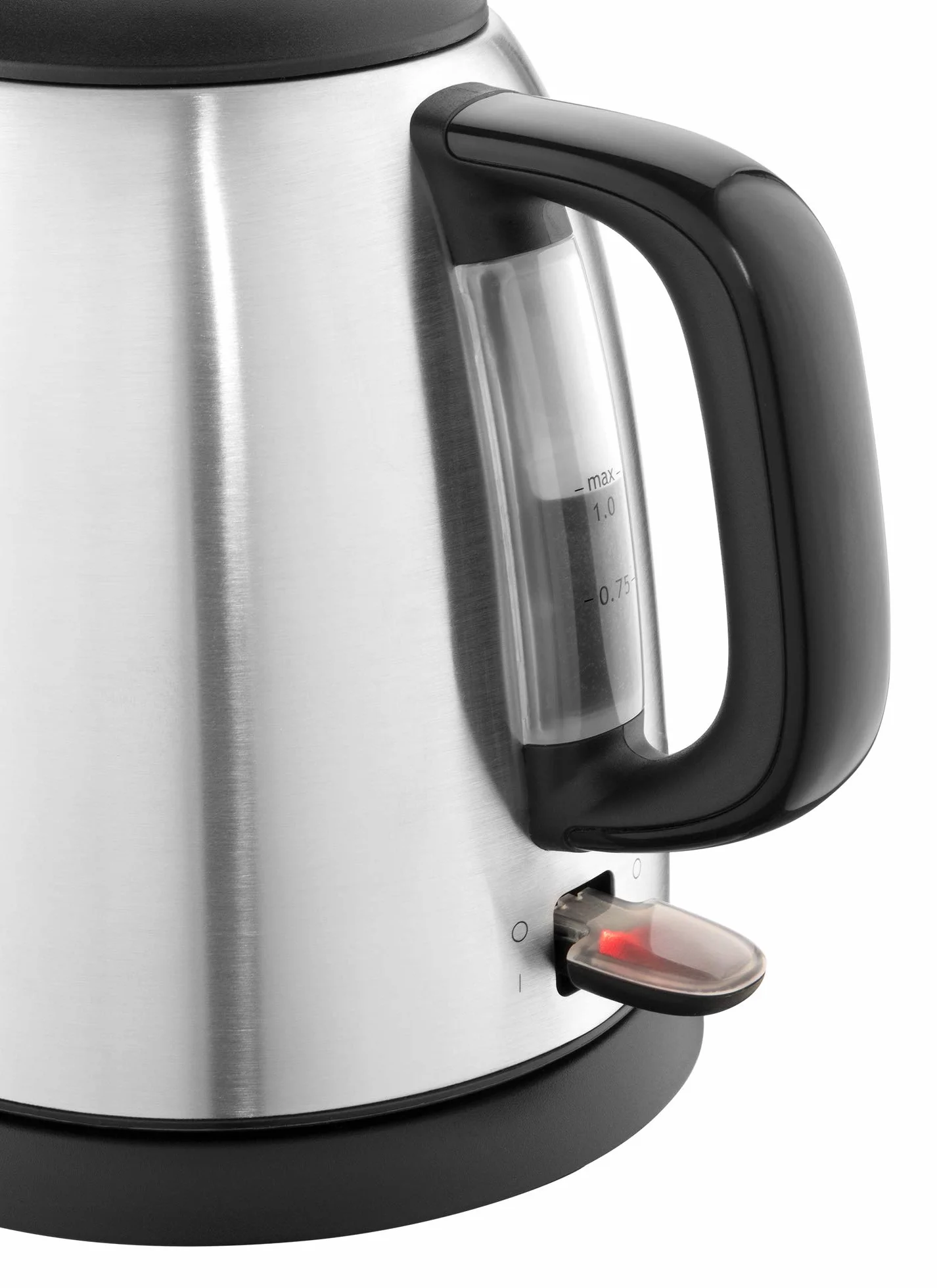 Russell Hobbs czajnik elektryczny, wymienny filtr antywapienny, kontroler strix, strefy szybkiego gotowania, mały czajnik podróżny, pojemność 1l, moc 2400W, czarny, Adventure 24991-70