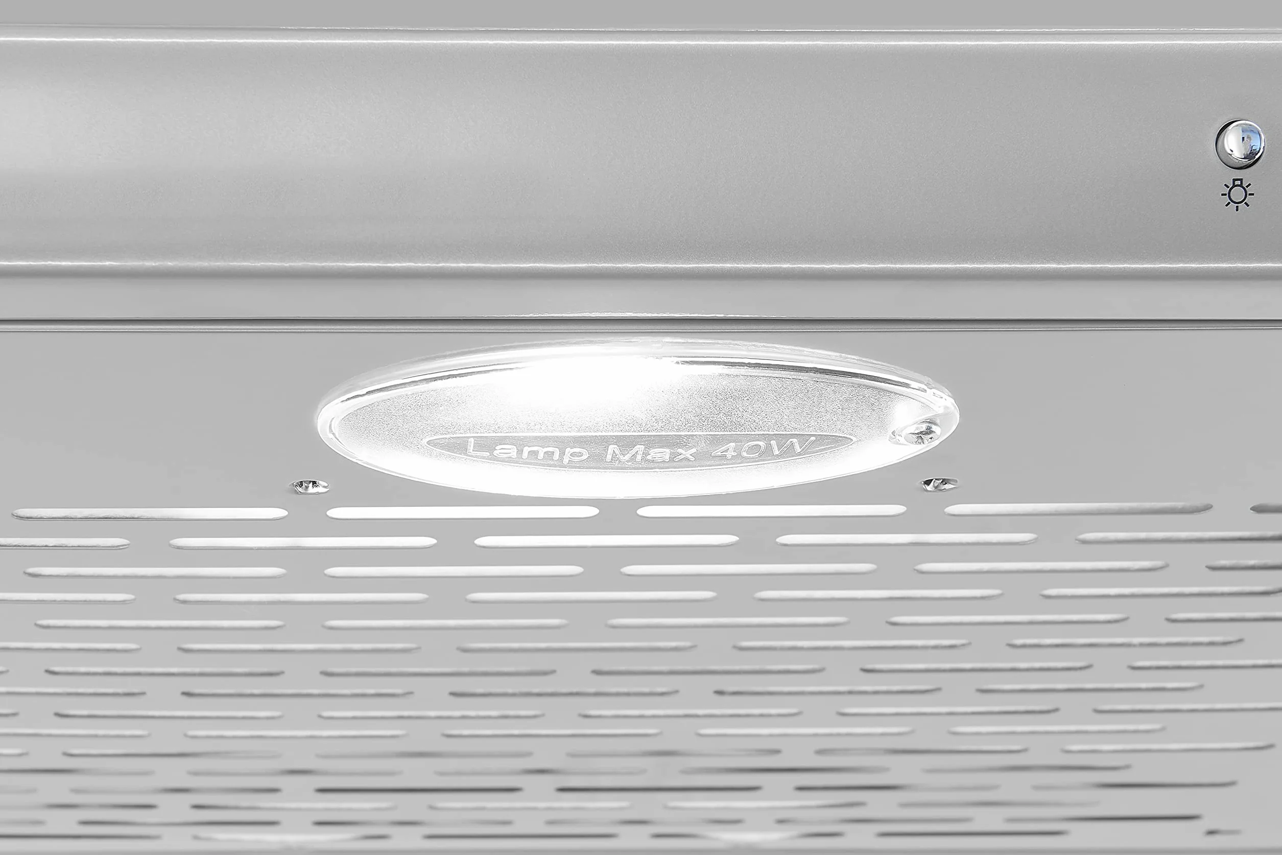 Exquisit® Okap kuchenny 60 cm, maks. moc ekstrakcji 136 [M³/h], materiał ze stali nierdzewnej, zużycie 45 kWh/rok, 4 klawisze funkcyjne, 3 poziomy mocy, chropowatość 55 dB(A).
