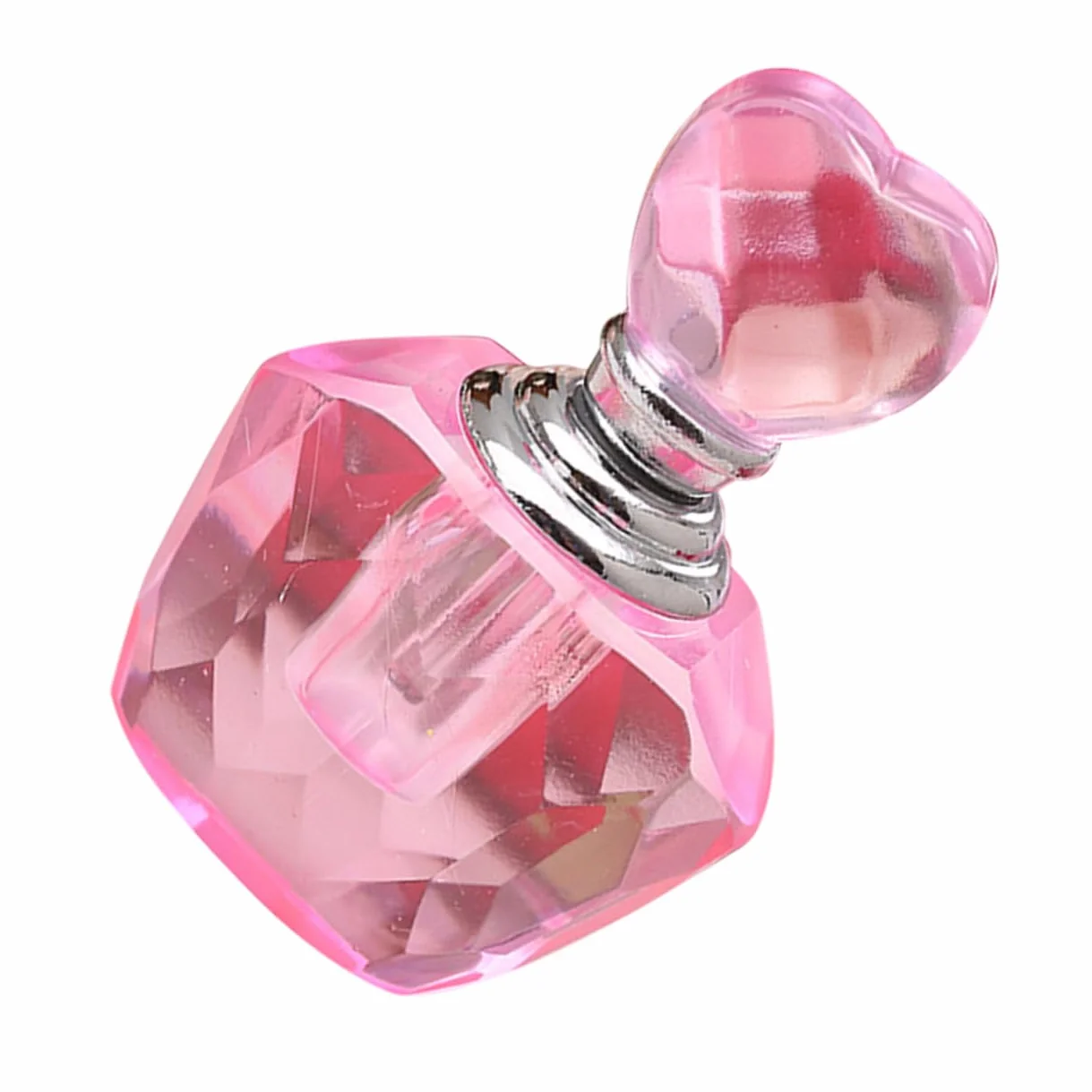 Mały Szklany Flakonik Perfumy z Pudełkiem Urokliwy Flakon Kształcie Serca Idealny Do Przechowywania Perfum Luksusowy Upominek Ślub i Inne Okazje