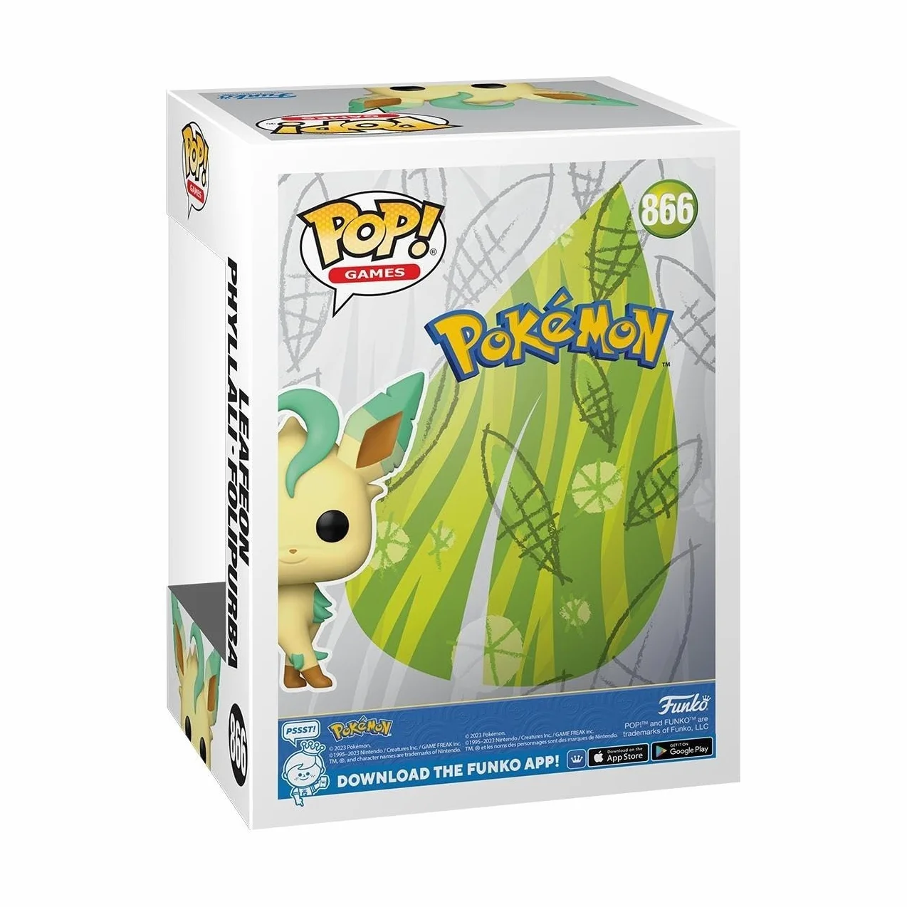 Funko POP! Games: Pokemon - Leafeon - Kolekcjonerska figurka winylowa - Pomysł na prezent - Oficjalny towar - Zabawki dla dzieci i dorosłych - Fani gier wideo
