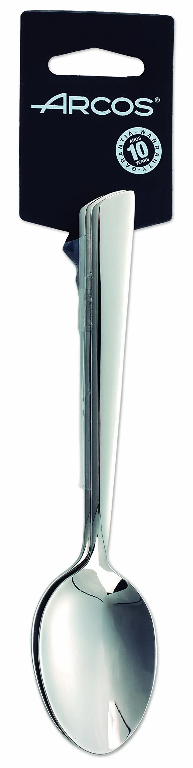 Arcos Seria Toscana - zestaw łyżeczek deserowych (3 łyżki) - monoblock z jednego kawałka stali szlachetnej 18/10 i 180 mm kolor srebrny