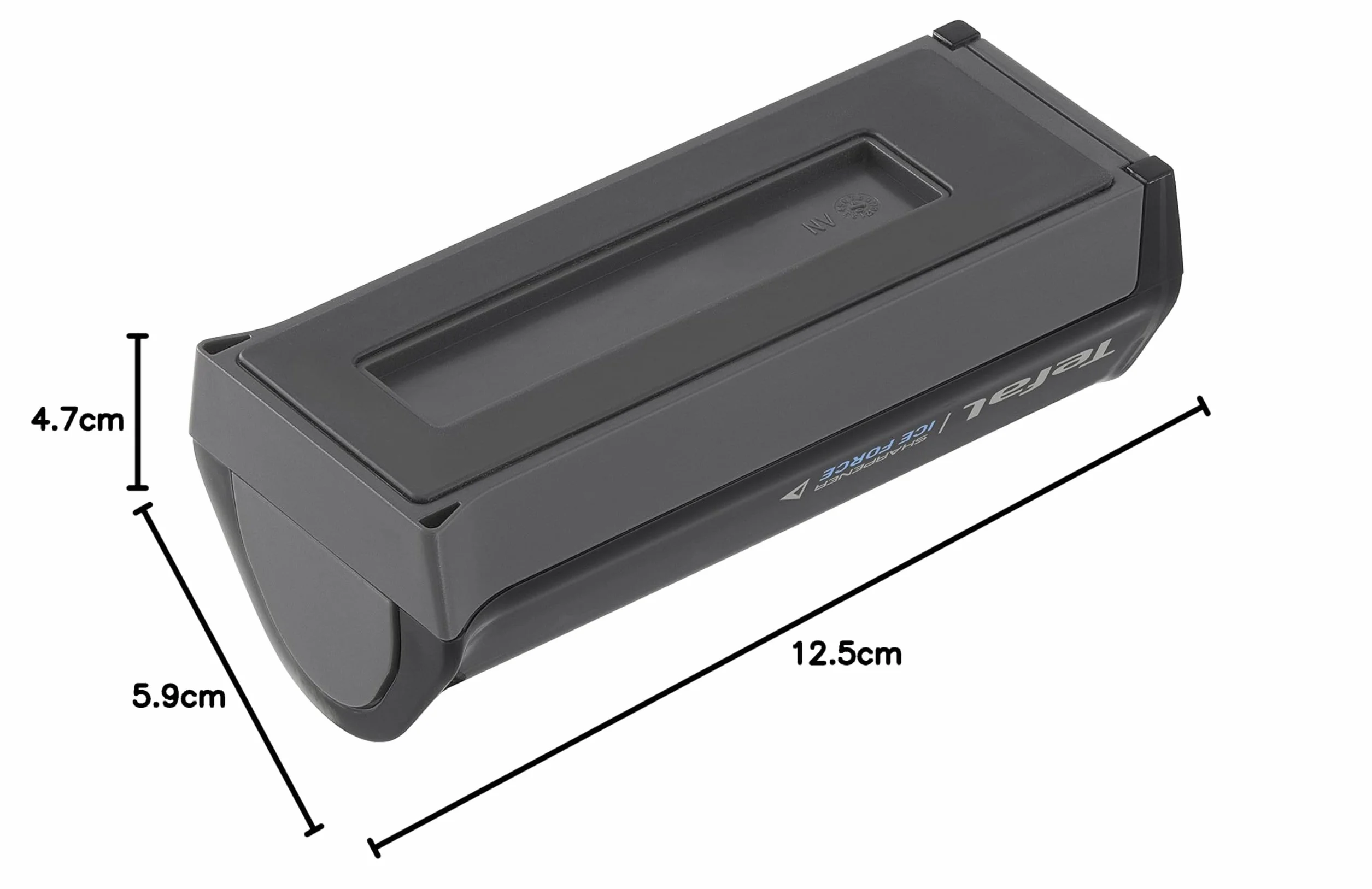 Tefal Ice Force Ostrzałka do Noży, Czarny, 12.5 x 5.9 x 4.7 cm