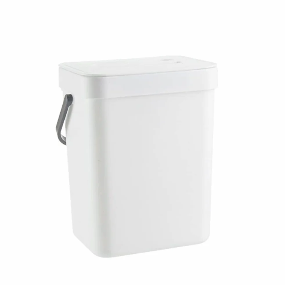 Pojemnik na odpady kuchenny kompostowany 3 l z pokrywką i uchwyt 16,1 x 13 x 20,5 cm