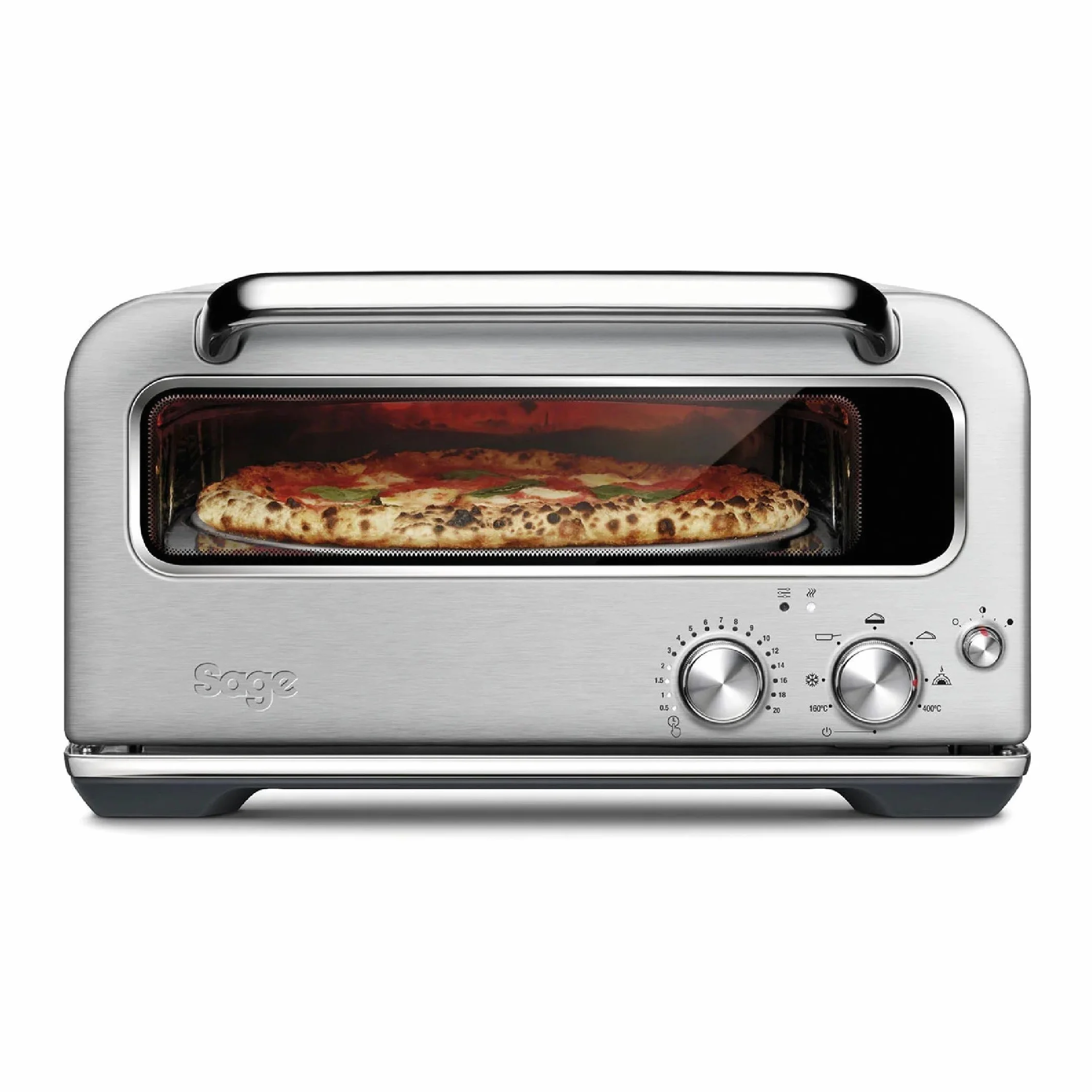Sage Smart Oven Pizzaiolo Piekarnik do pizzy Szczotkowana Stal Nierdzewna