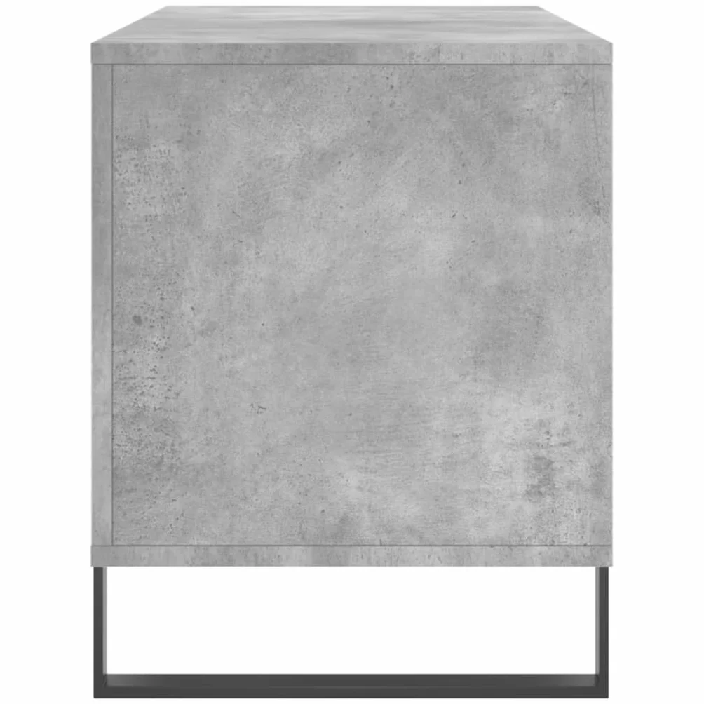 Szafa panelowa, betonowa, szara, 100 x 38 x 48 cm, materiał drewnopochodny, miejsce do przechowywania płyt winylowych