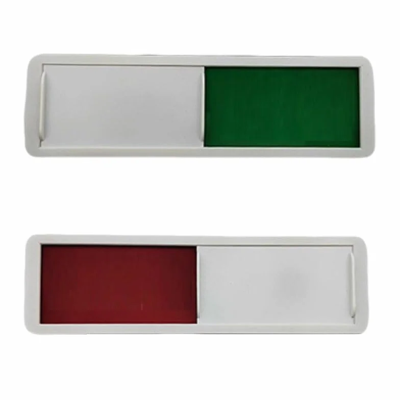 INF Minimalistyczny/praktyczny magnes do zmywarki czerwony/zielony/biały 17,7 x 5,2 cm akryl 1 liczba