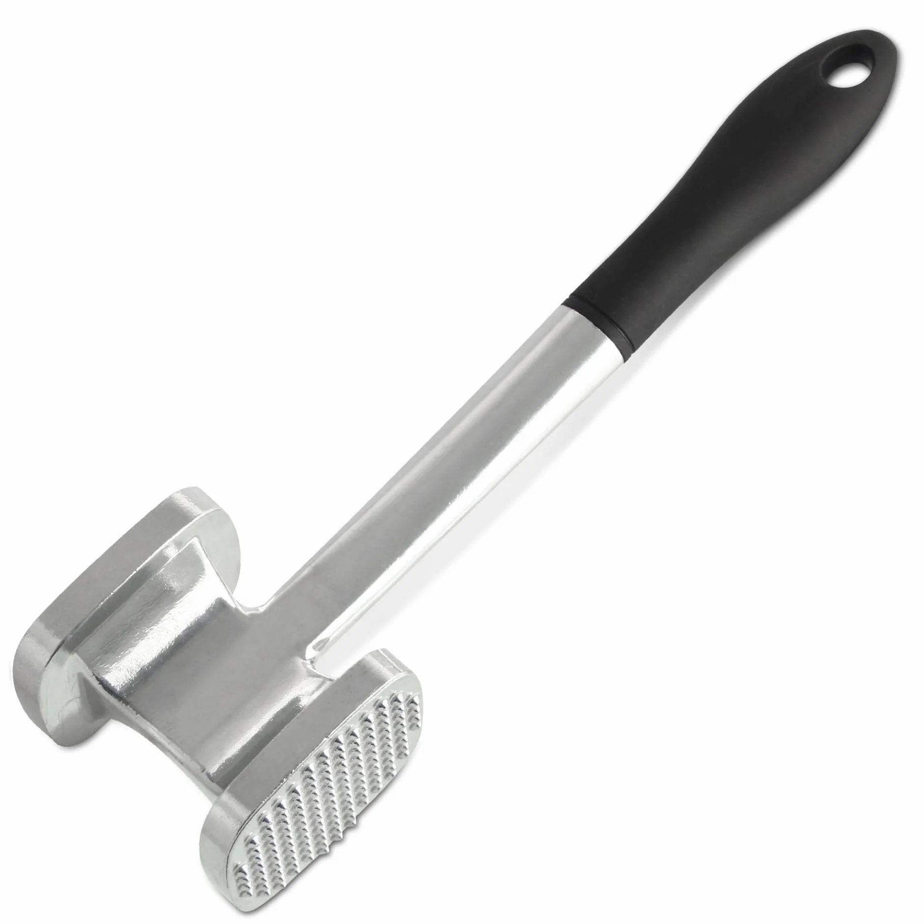 Fackelmann 45826 Tłuczek do Mięsa, Czarny, 28 cm