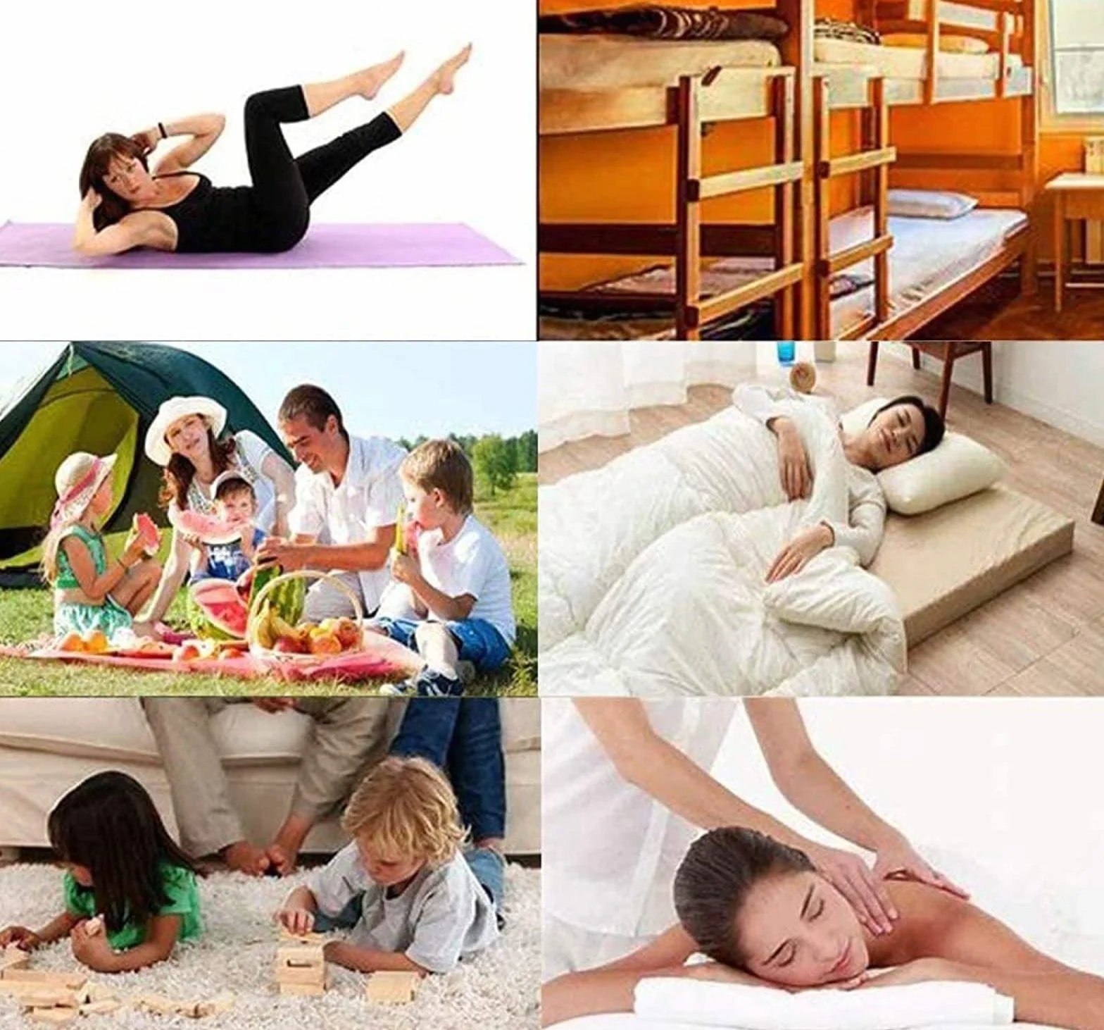 Pogrubiony materac podłogowy futon - miękka składana przenośna japońska mata tatami, podwójny pojedynczy rozmiar Queen, jasny kolor kawy - 60 * 120 cm