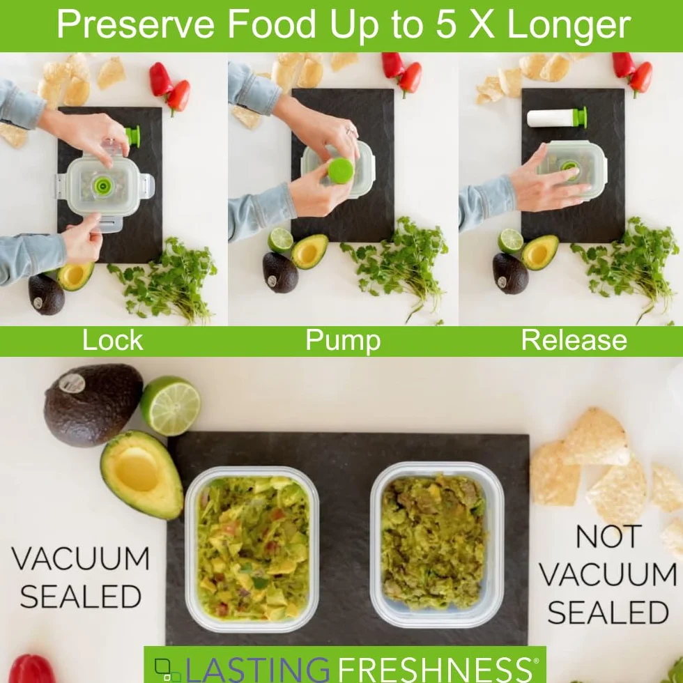 Lasting Freshness 19-częściowy zestaw pojemników do przechowywania żywności, prostokątny