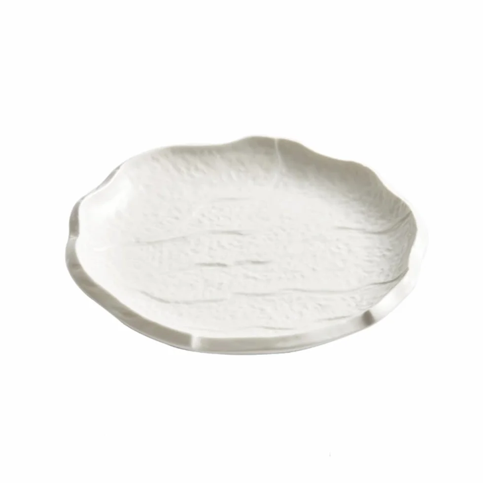 Talerz jadalny, biały talerz zachodni stek talerz obiadowy talerz warzywny domowa ceramiczna zastawa stołowa talerz śniadaniowy, talerze kuchenne, jeden kolor 20 cm