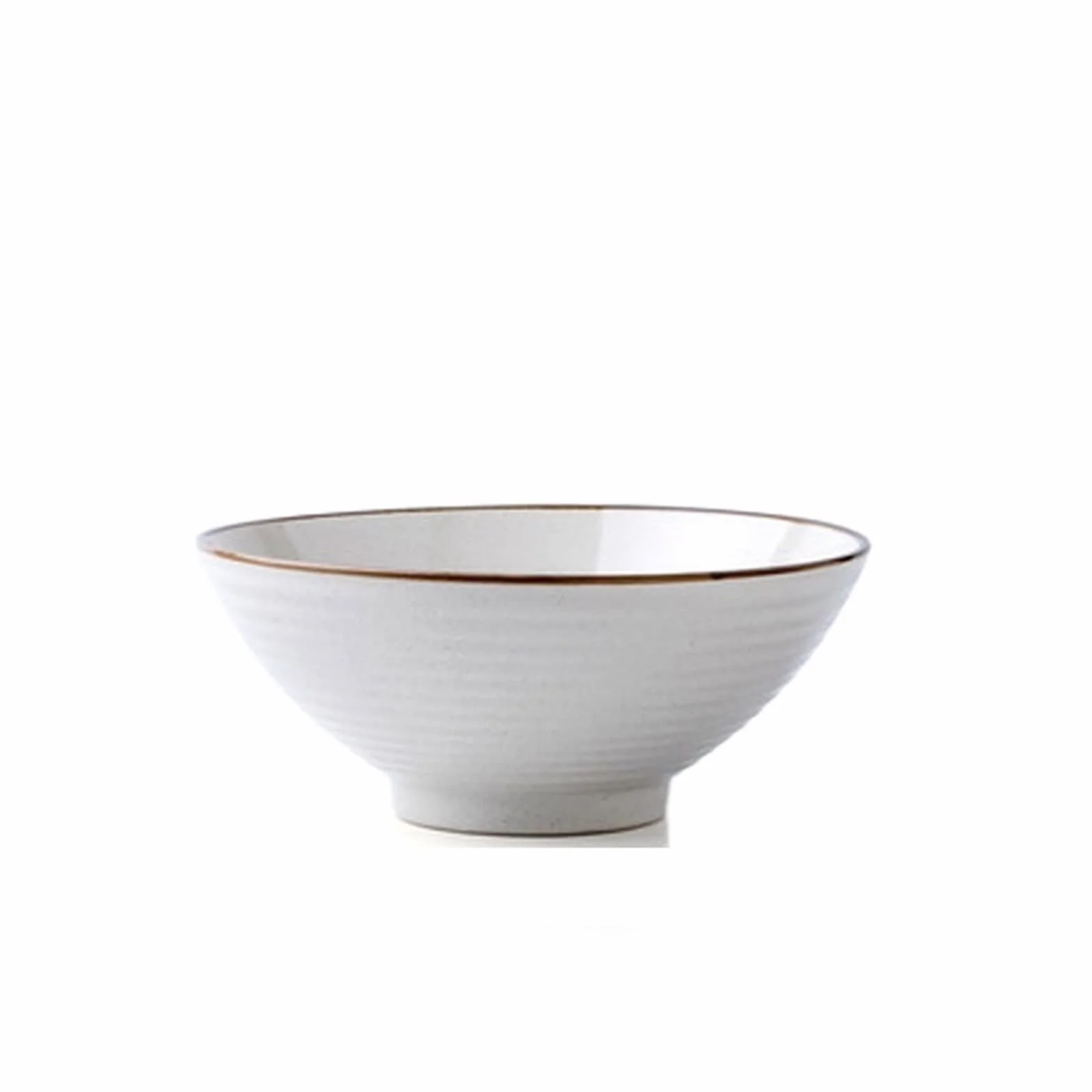 Miska na płatki zbożowe Miska na makaron Ceramiczna miska na ramen Duża miska Czarna miska na makaron wołowy Komercyjna prosta nitka (2) (2 Jeden rozmiar)