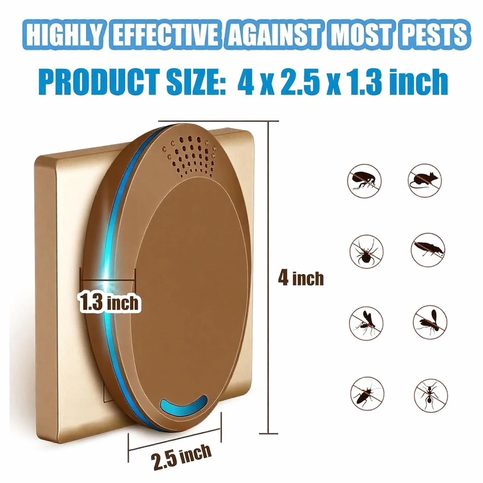 Easy to Use,Effective,Suitable for Indoor,5 Pack,Brown