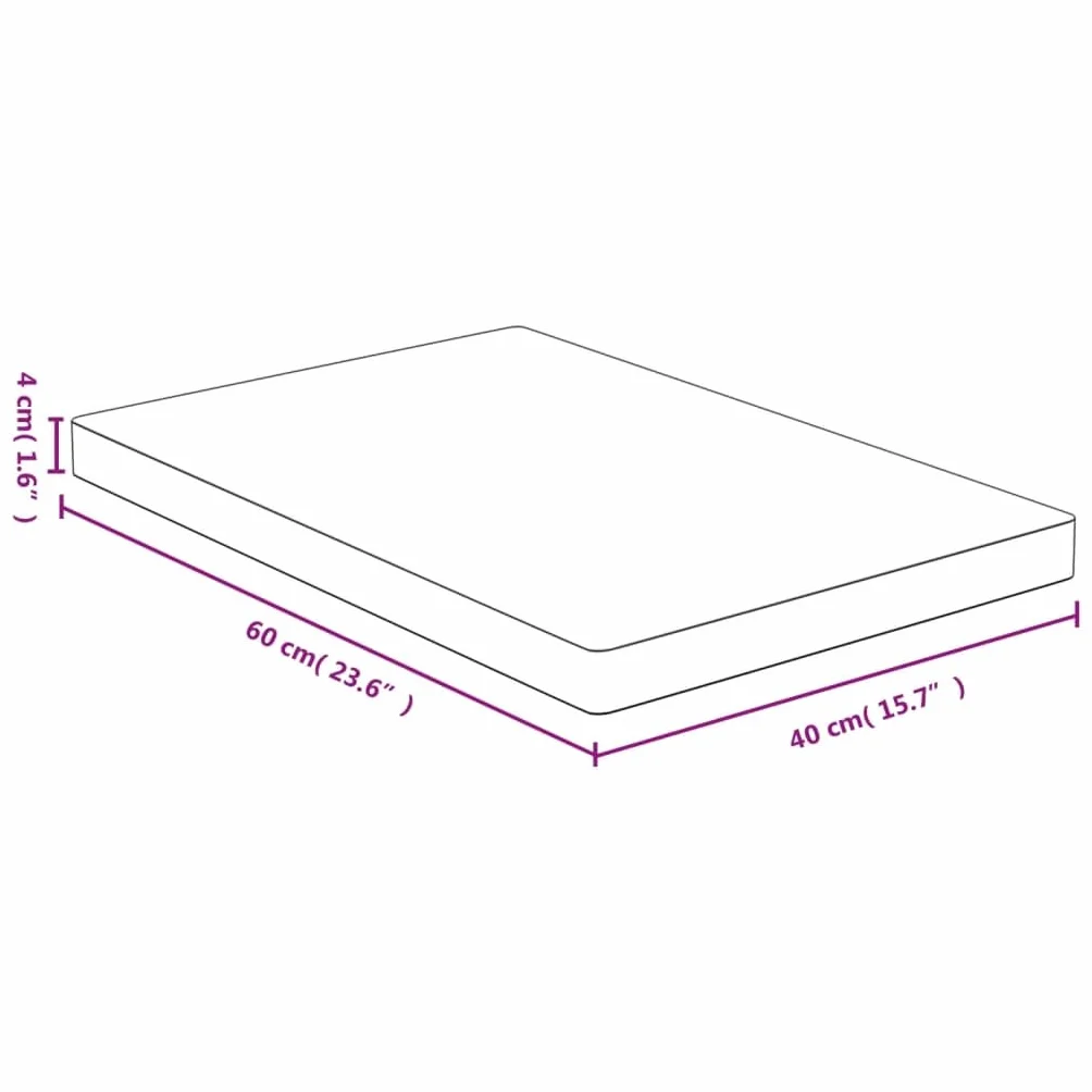 Bambusowy blat stołu 40 x 60 x 4 cm, lakierowany, trwały element zastępczy na biurko, do domu i biura, mebel z naturalnego drewna