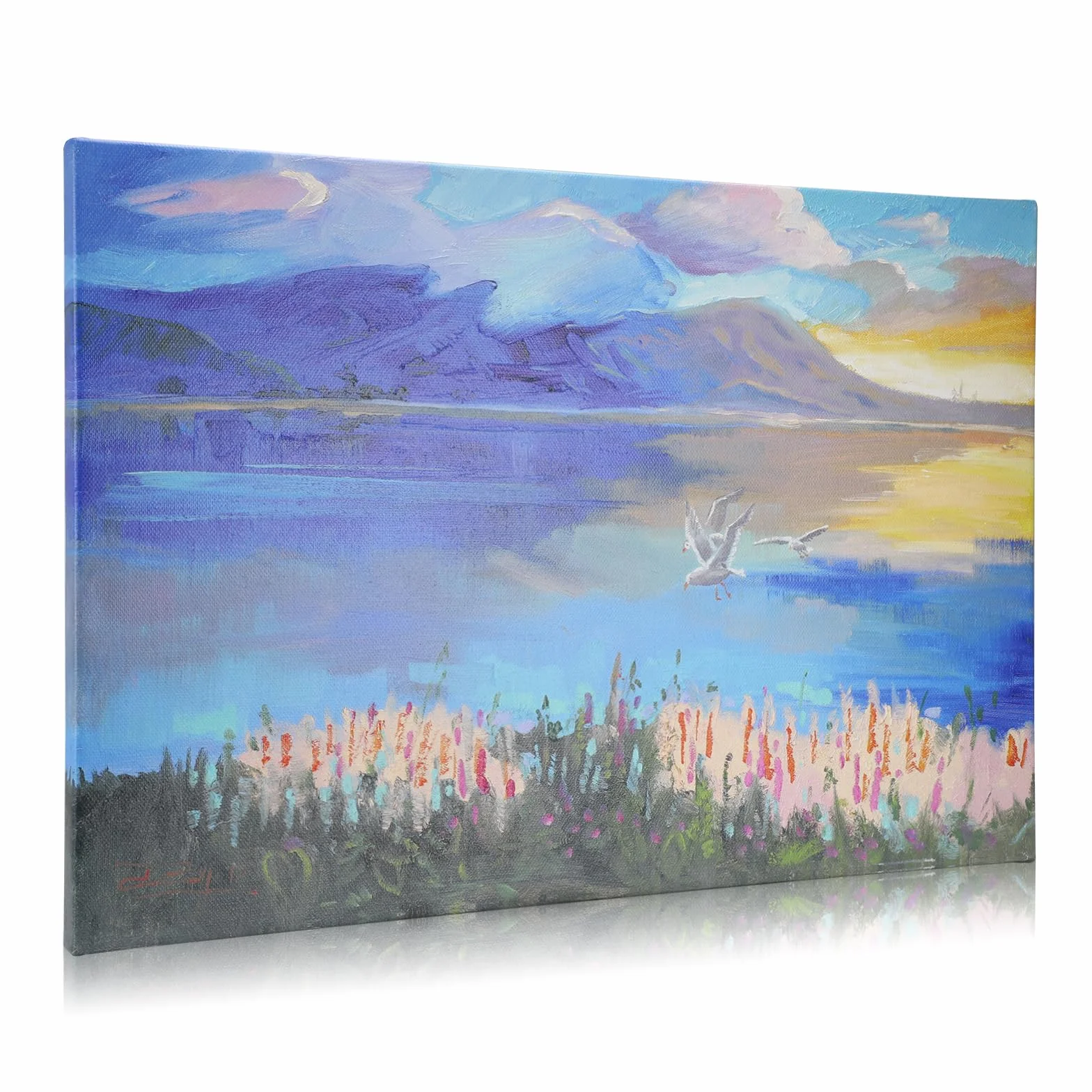 Obraz na płótnie 60x40 cm JBER SunsetClouds nowoczesny plakat dekoracja ścienna
