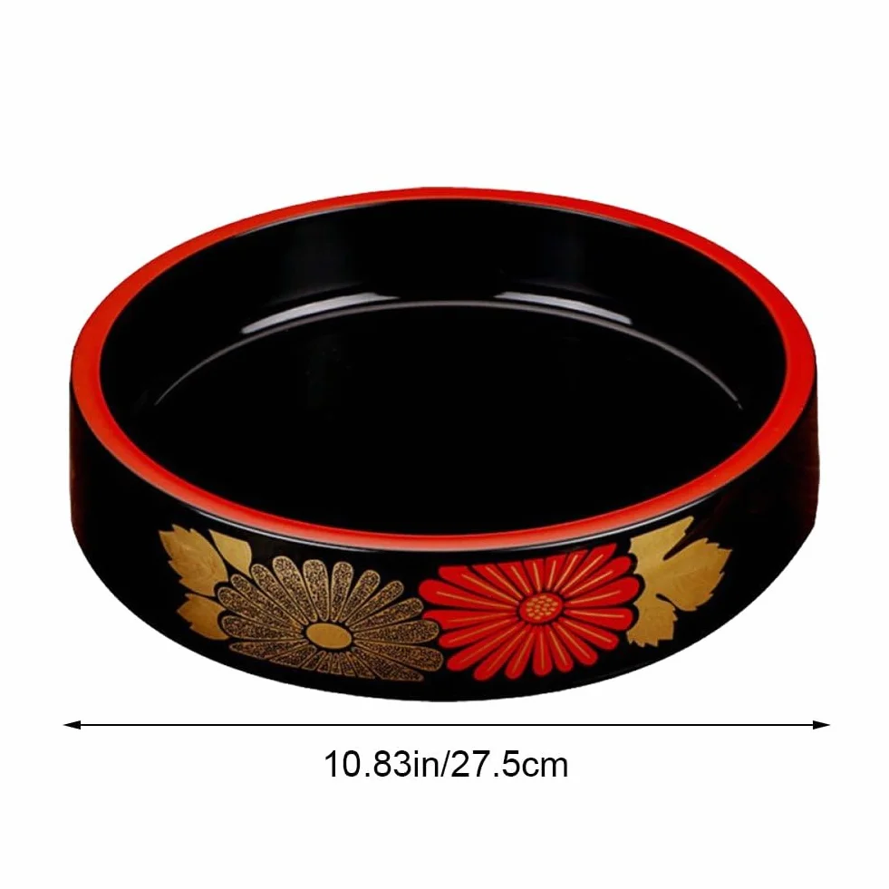 Okrągły talerz do sushi japońska taca do serwowania sushi talerz sashimi naczynia kuchenne talerze do serwowania do restauracji japoński wystrój