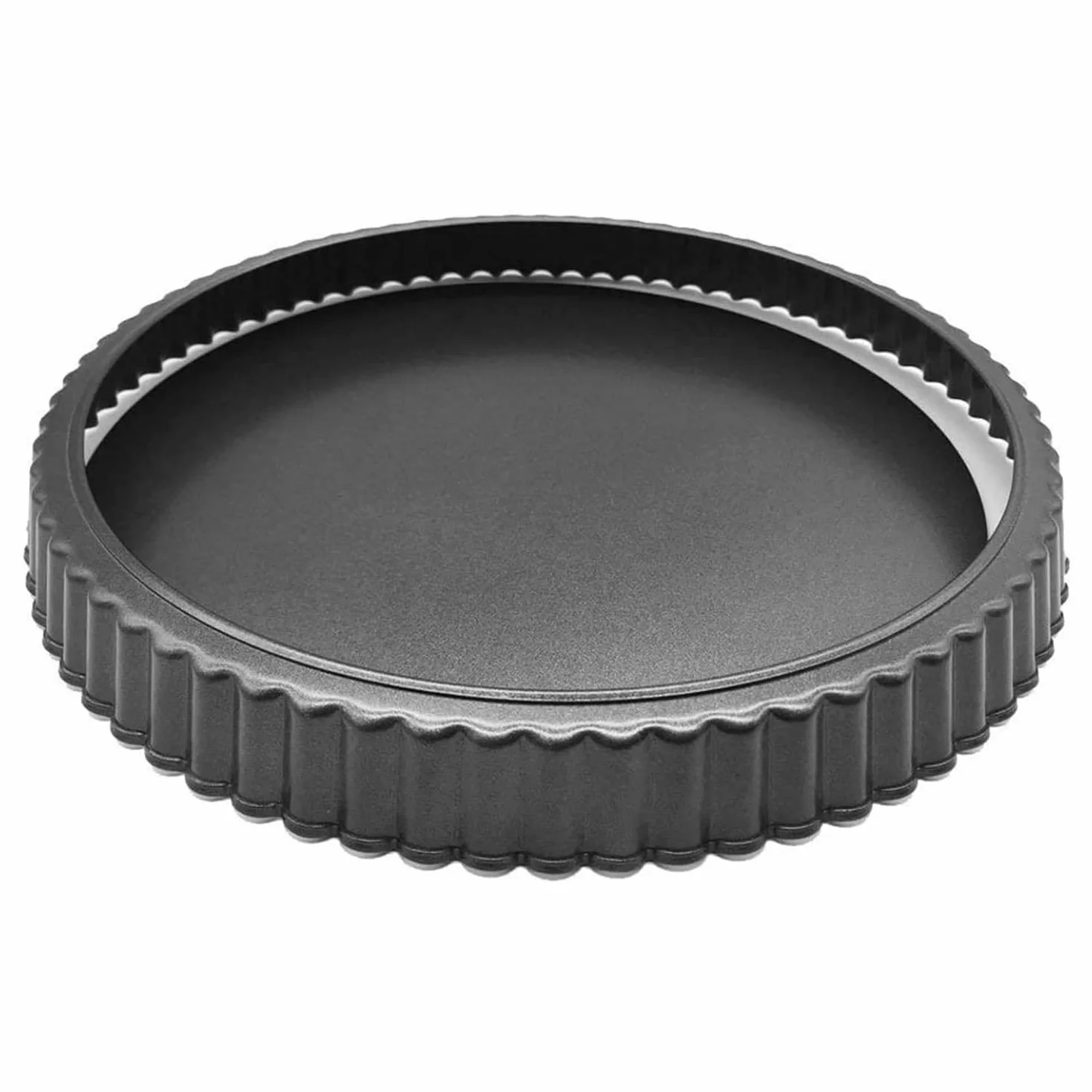 LATRAT Forma do tarty 28 cm patelnia Quiche z wyciąganym dnem powłoka nieprzywierająca
