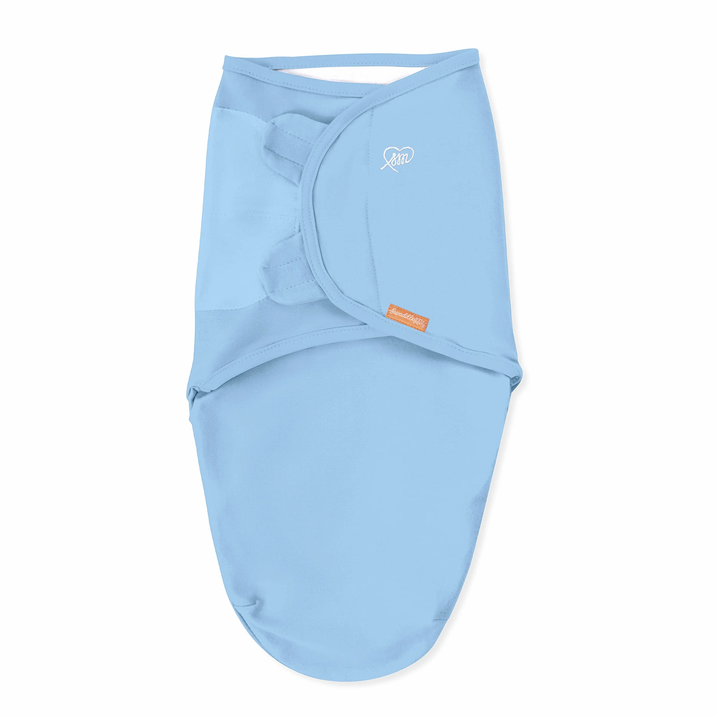 SwaddleMe Okładka, z łatwą zmianą, rozmiar mały/średni, 0-3 miesiące, 3-6 kg, długość do 66 cm, 2 szt. w opakowaniu z zamkiem błyskawicznym Easy Change (Crown)