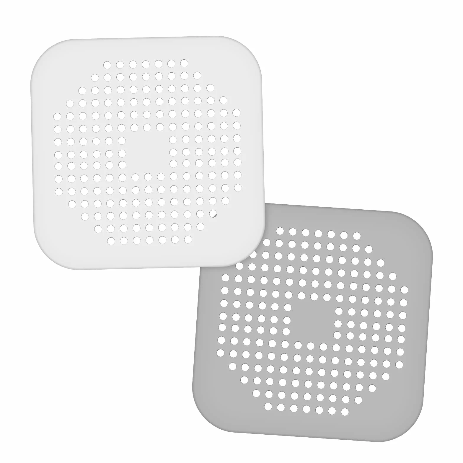 Flintronic 2 sztuki silikonowych sitek odpływowych do zlewozmywaka, umywalki, kuchni, łazienki