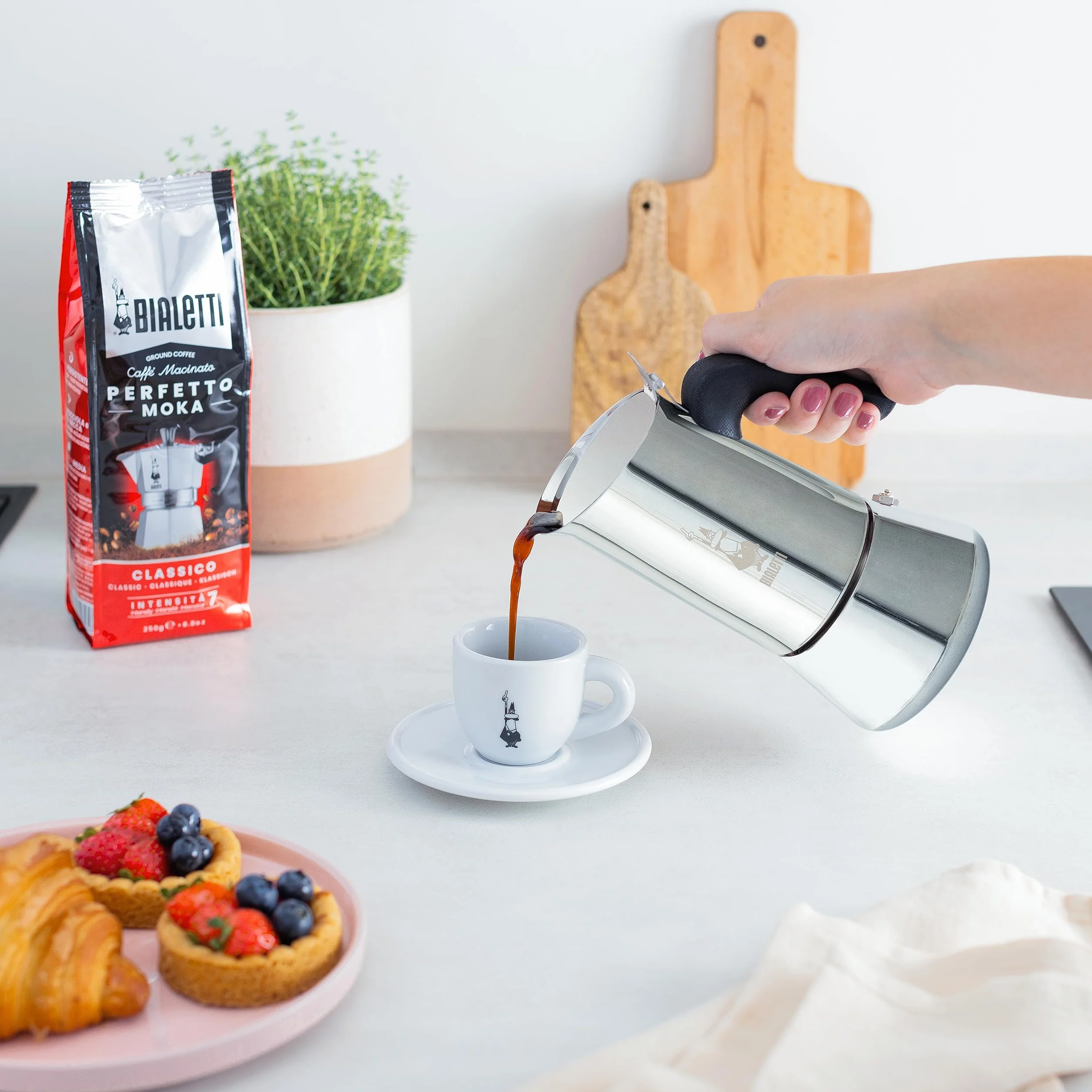 Bialetti New Venus Kawiarka, Srebrny, 230.0W 220.0V