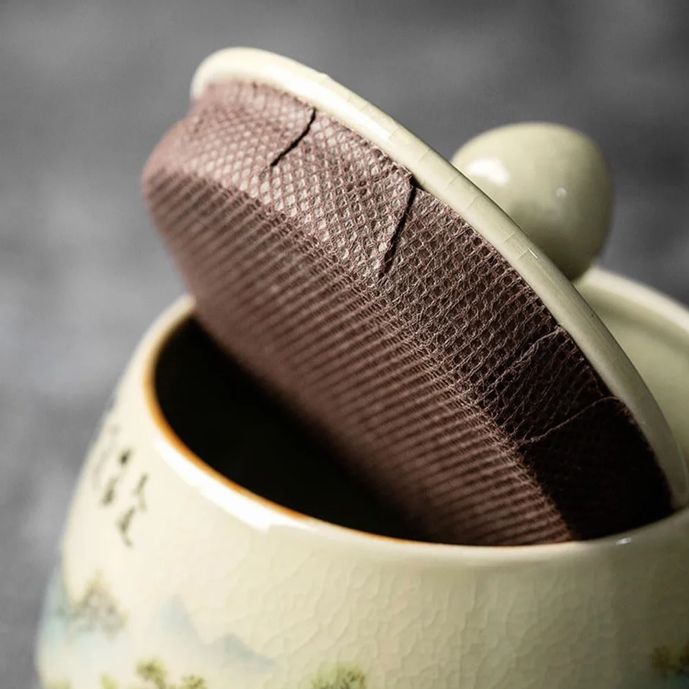 XYNSNDB Zestaw do herbaty Zamknię słoik Do przechowywania herbaty Zielona herbata w puszkach Ceramiczna puszka na herbatę Przenośna podróżna puszka na herbatę Zestaw do herbaty Słoik do przechowywania