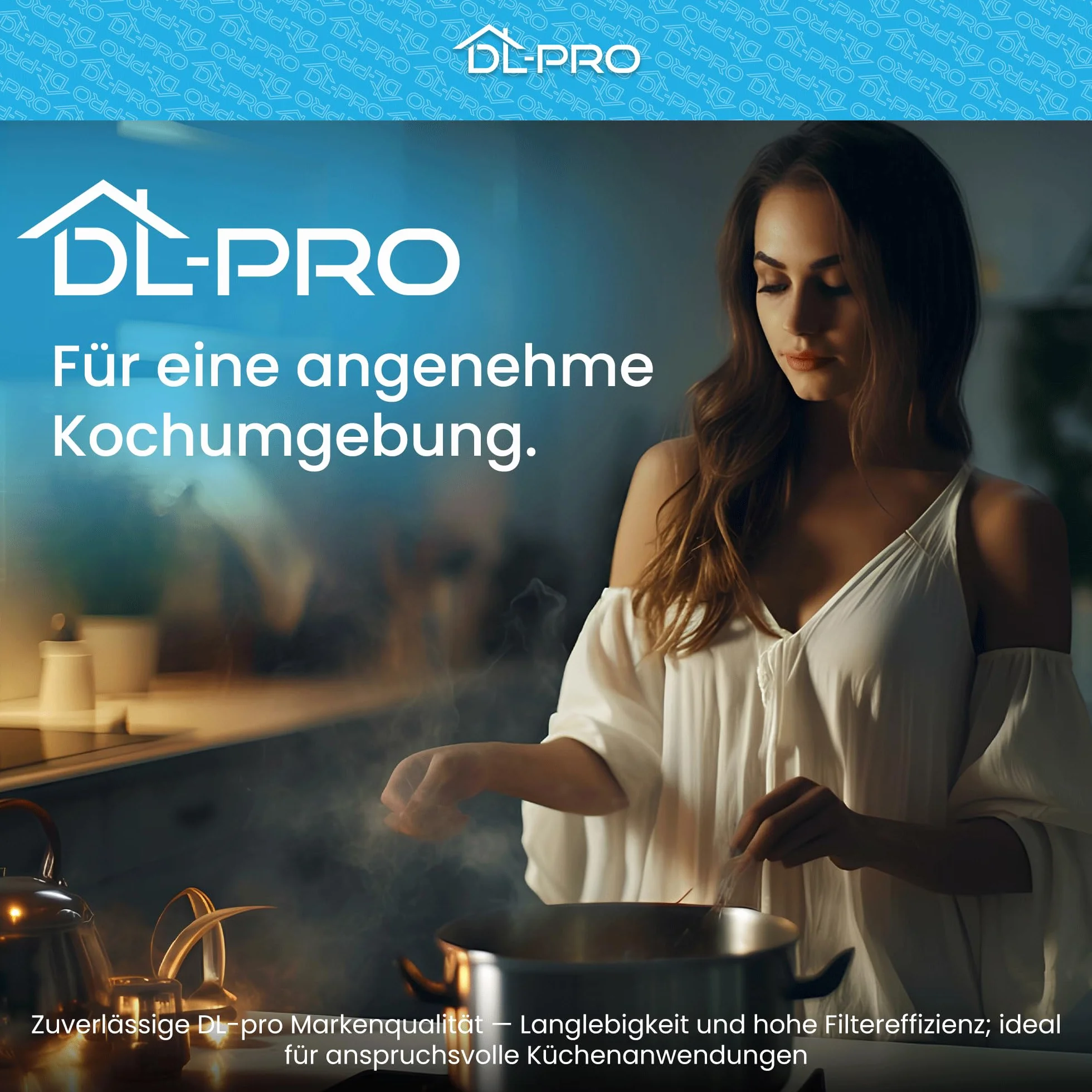 DL-pro Filtr węglowy 425 x 130 mm do BORA PUAKF filtr z węglem aktywnym do płyty kuchennej z okapem kuchennym