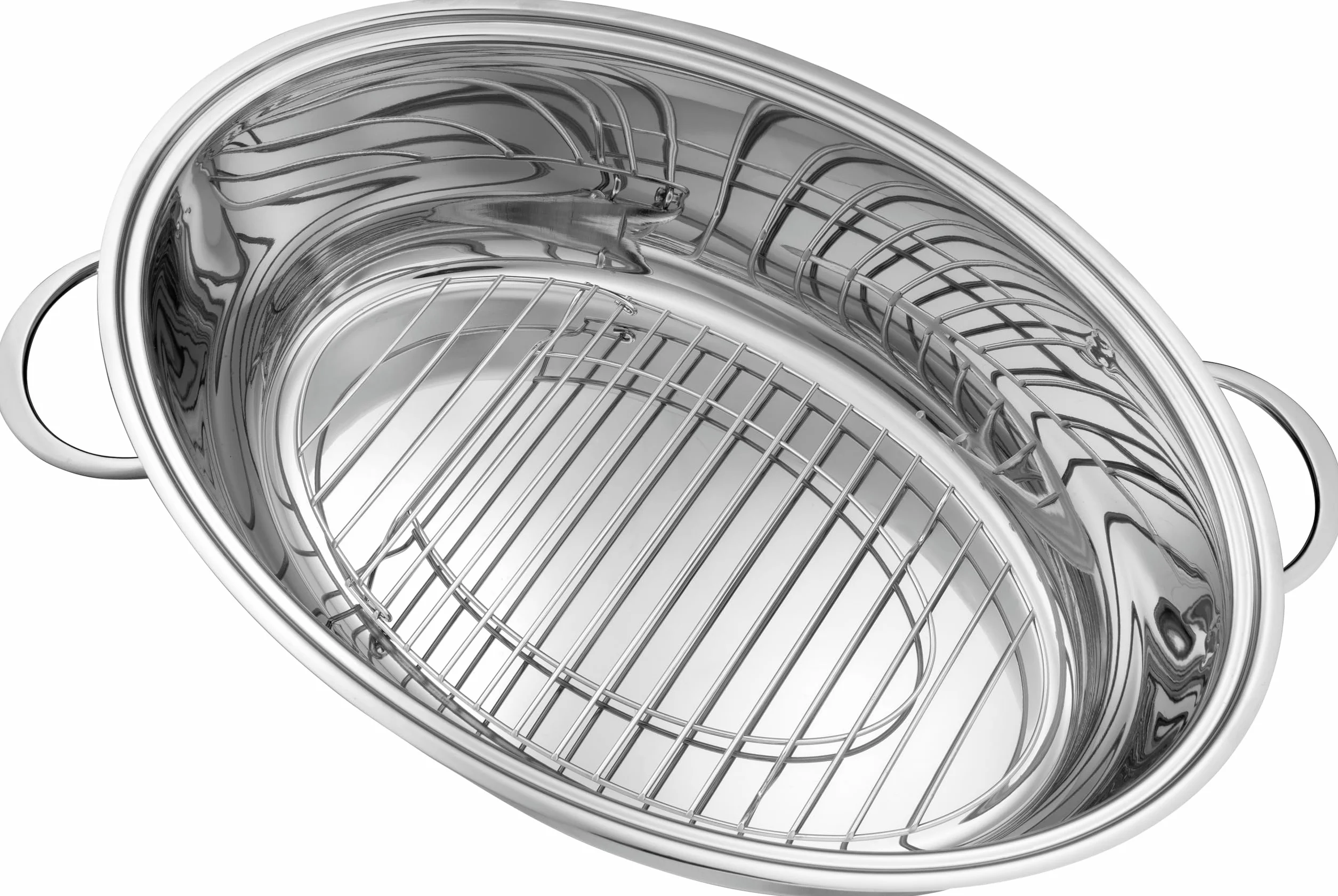ZWILLING Bräter mit Deckel, Edelstahl, 8,5 Liter, Induktionsgeeignet
