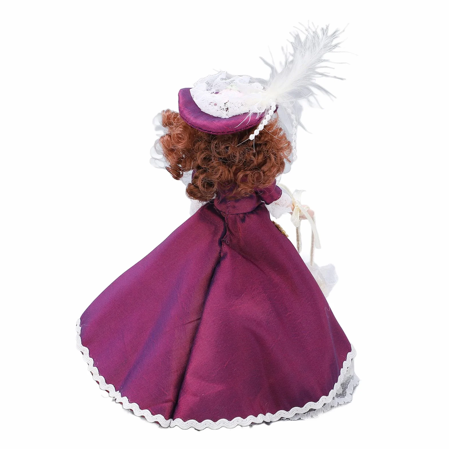 Miniaturowe Porcelanowe Ludziki, Lalka Ceramiczna z Ruchomymi Kończynami do Dekoracji Domku dla Lalek, Idealny Prezent dla Kolekcjonerów Lalek i Wystrój Domu