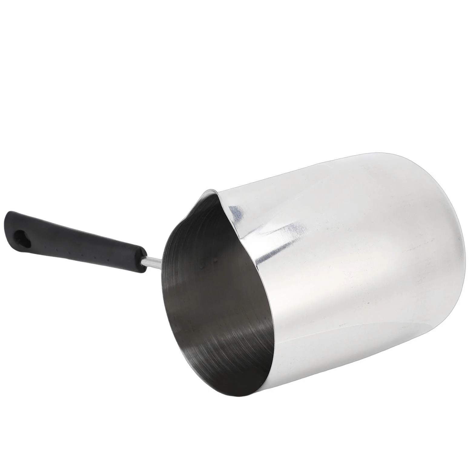 Garnek Chai, Podgrzewacz do Mleka ze Stali Nierdzewnej 304 do Topienia Masła i Czekolady, Idealny Przygotowywania Kawy Po Turecku i Sosu z Owoców Morza (350ML)
