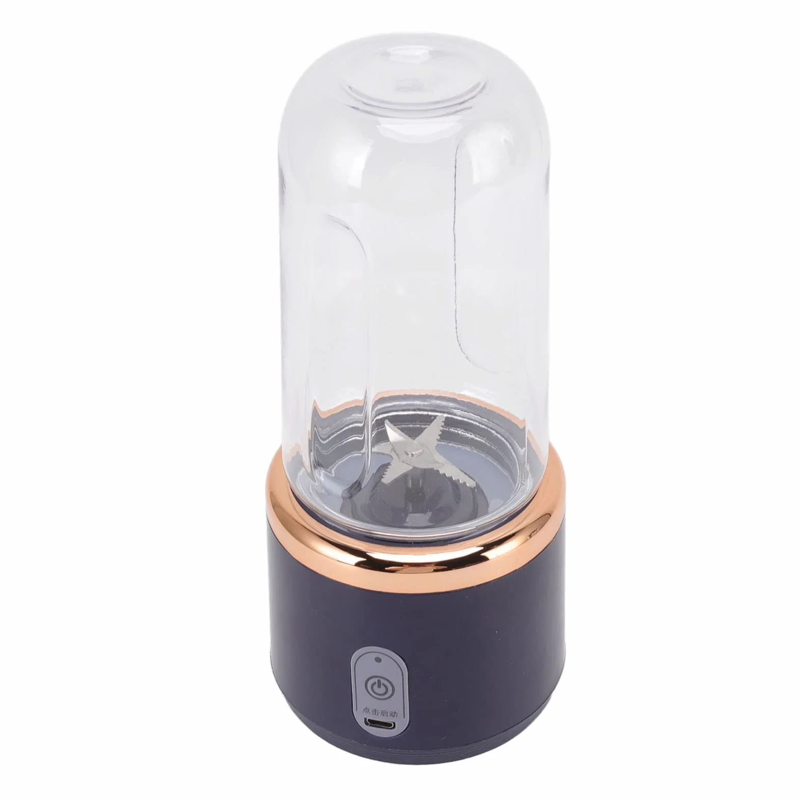 Przenośny Blender 300 Ml z butelką, ładowany Przez USB Pojemnik na sokowirówkę Mini Blender Mikser do Koktajli Owocowych i Koktajli, Osobisty Blender Ręczny Blender Przenośny Sokow