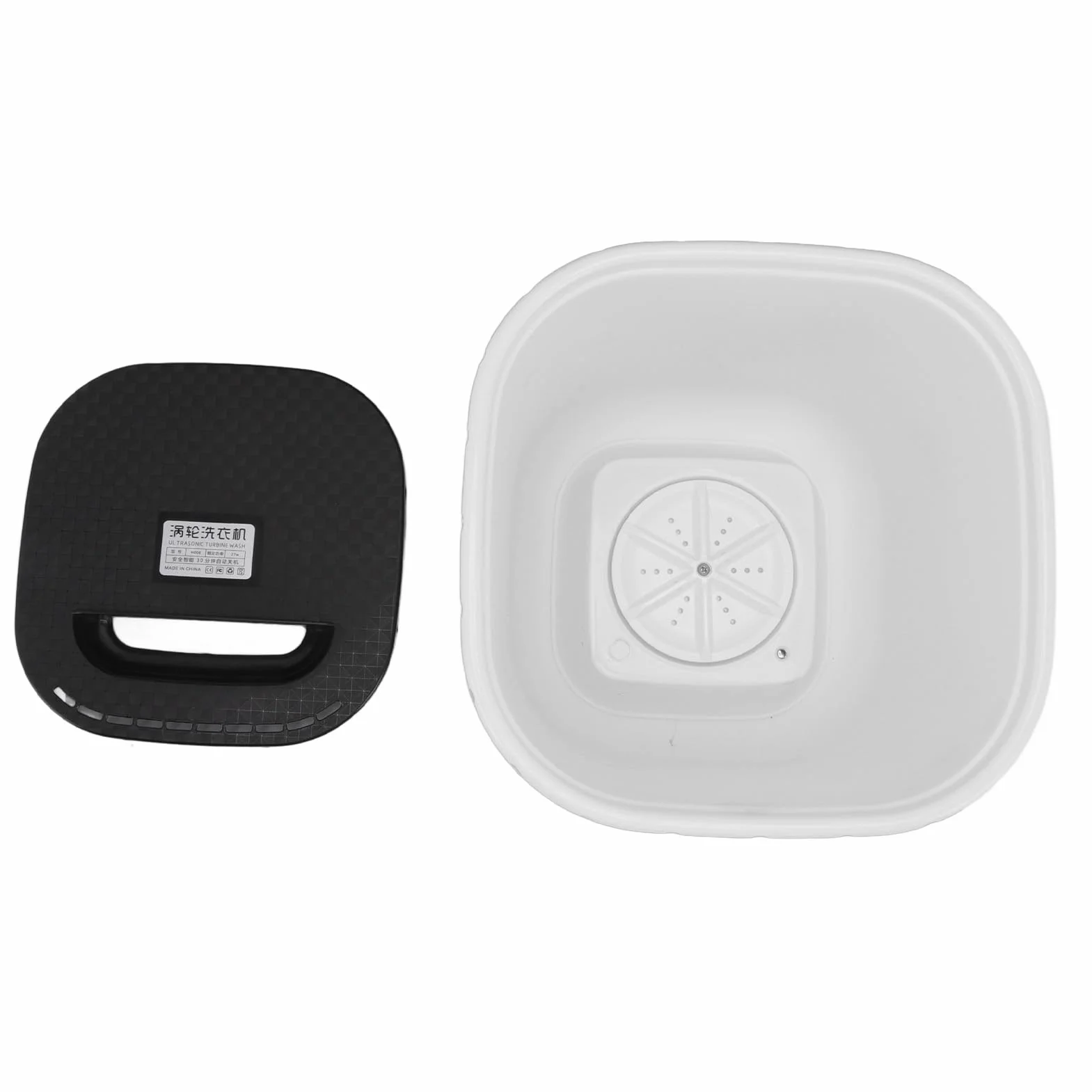 Przenośna Pralka 6L, Mini Pralka Obrót Do Przodu I Do Tyłu Zasilacz USB Automatyczne Wyłączanie Pralka Do Bielizny