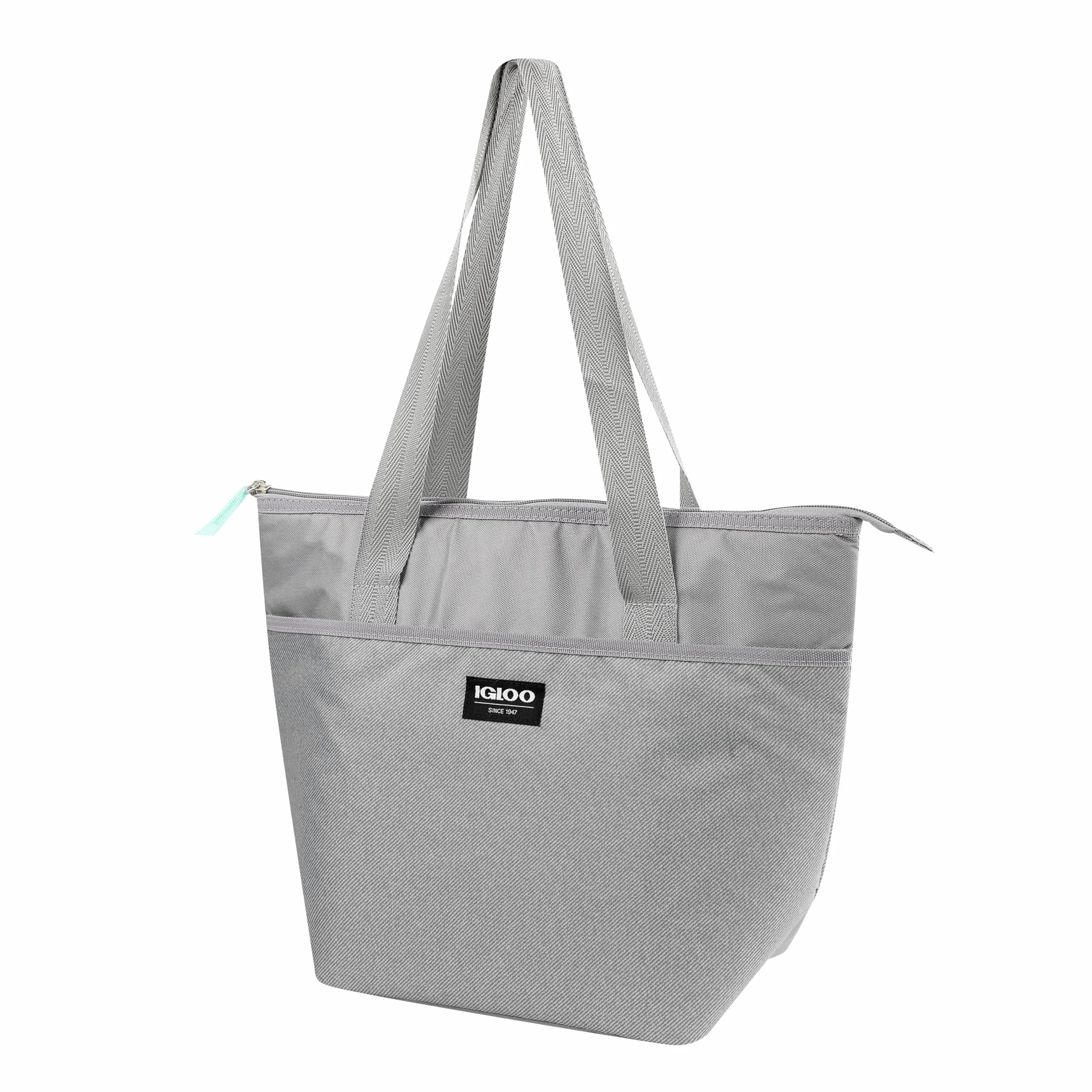 IGLOO Print Essential Mini Torba Termiczna 6L – kompaktowa szara torba chłodząca na lunch, przekąski & napoje – lekka przenośna torba idealna do pracy, szkoły, pikniku & podróży