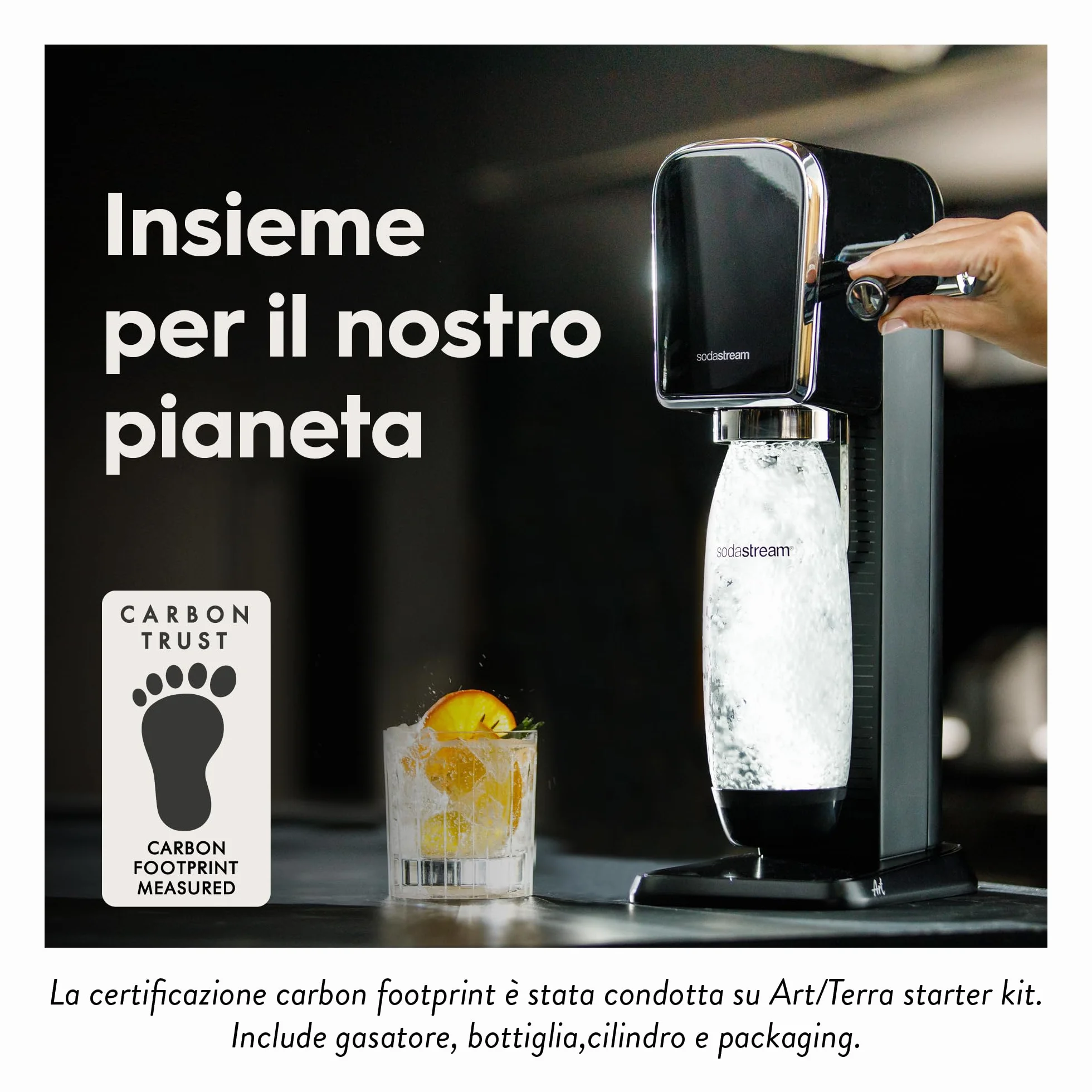 Sodastream Art Saturator, Czarny, 500 ML