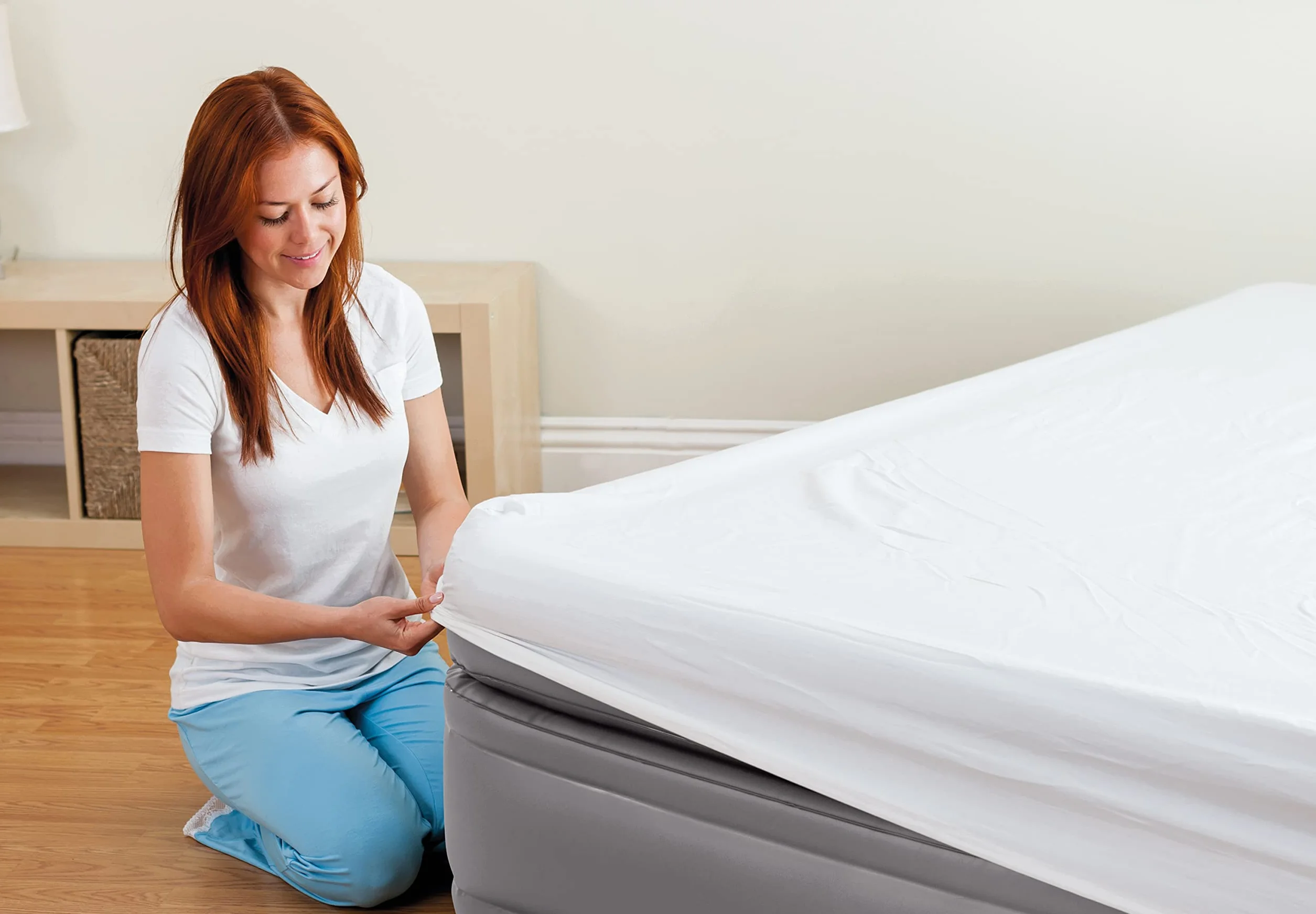Intex 64162ND Materasso Dura-Beam Prime Comfort Singolo con Pompa Elettrica Incorporata 99x191x51 cm